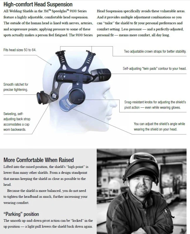 3M Speedglas 9100X with Side Window Welding Helmet (06-0100-20SW) - Image 2