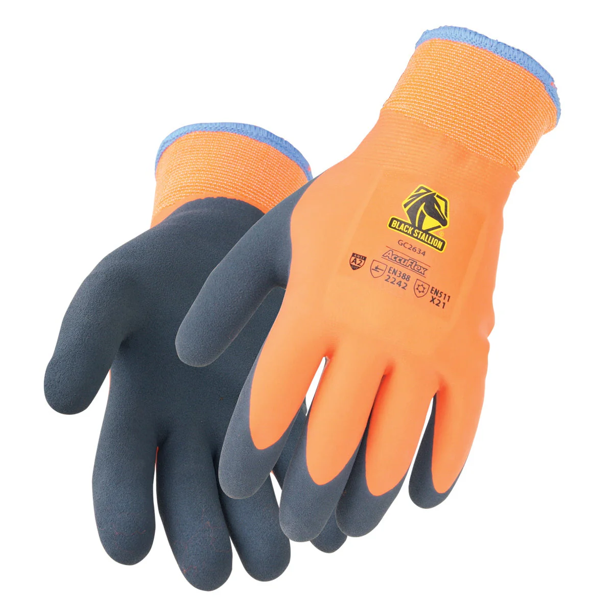 Black Stallion AccuFlex Double Latex Terry-Lined Winter Gloves (GC2634-OA) - Image 5