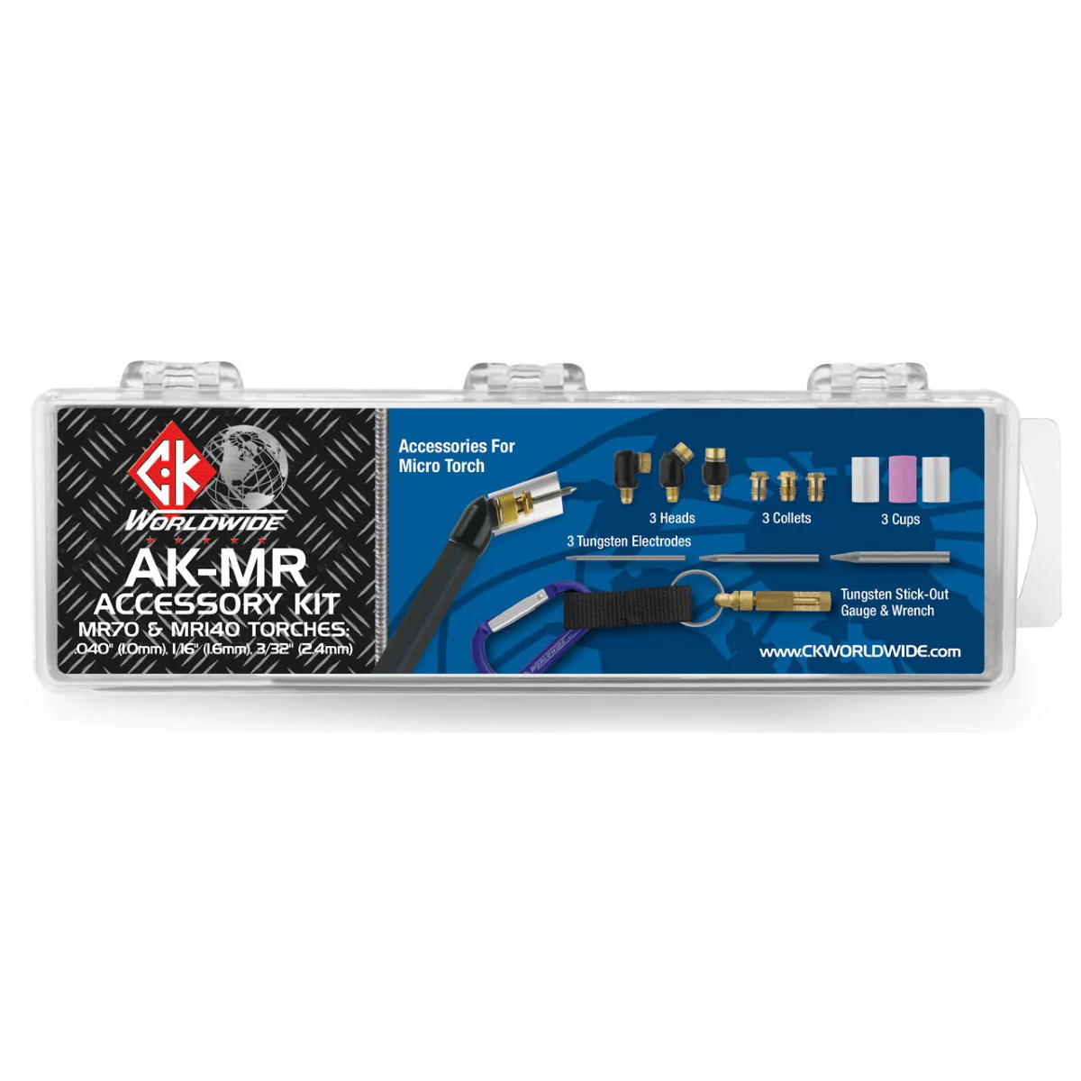 CK Worldwide MR70 / MR140 Micro Torch Accessory Kit (AK-MR)