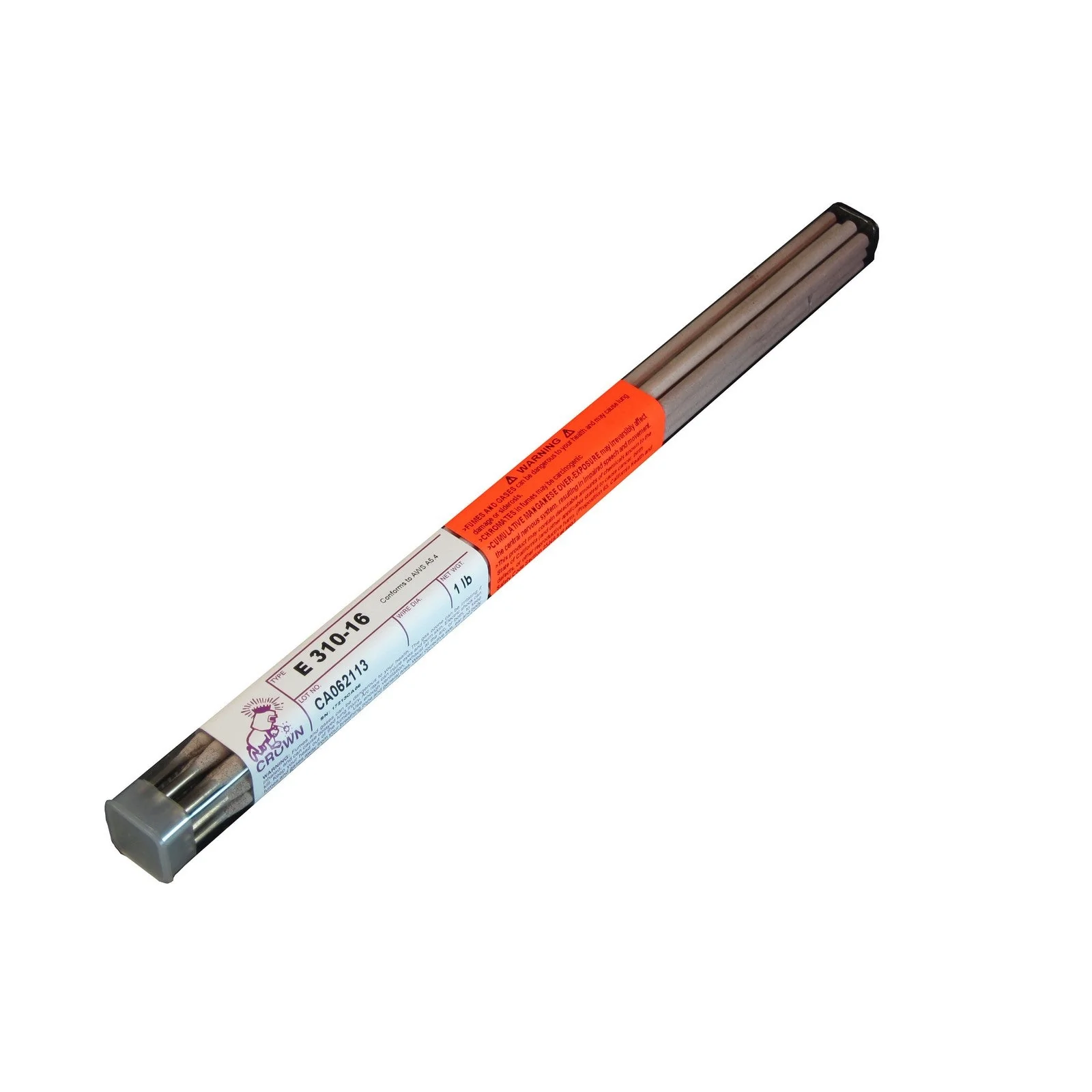 Crown Alloy 3/16 E 310-16 BR.PKG. Stainless Steel ELECTRODE 1 lb TUBE (SE310/EQ-BP)