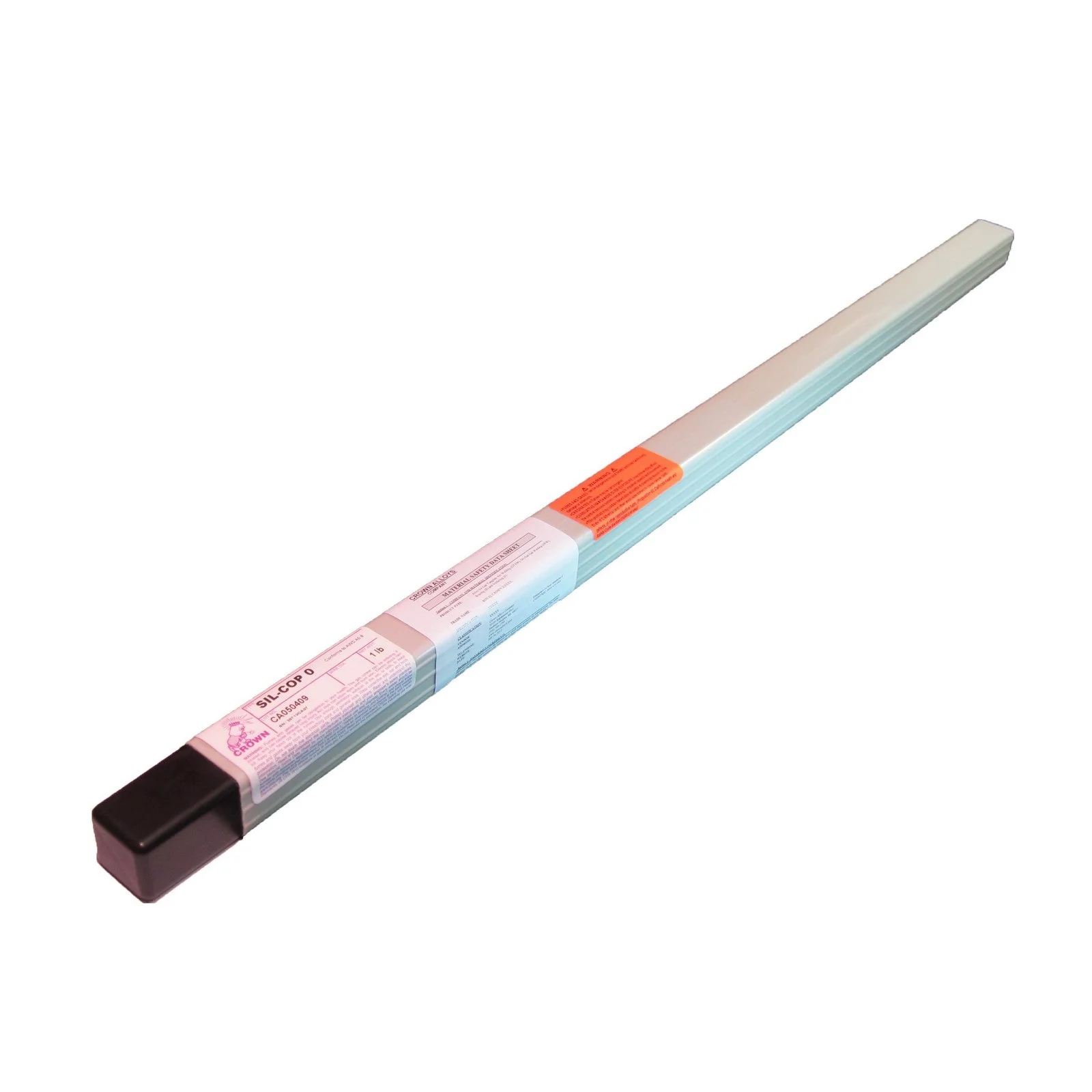 Crown Alloy 3/32 x 36" SIL-COP 0 BR.PKG. Copper-Phosphorous (B CuP-2) BRAZING 1 lb TUBE (LSCOP0/TN-BP)