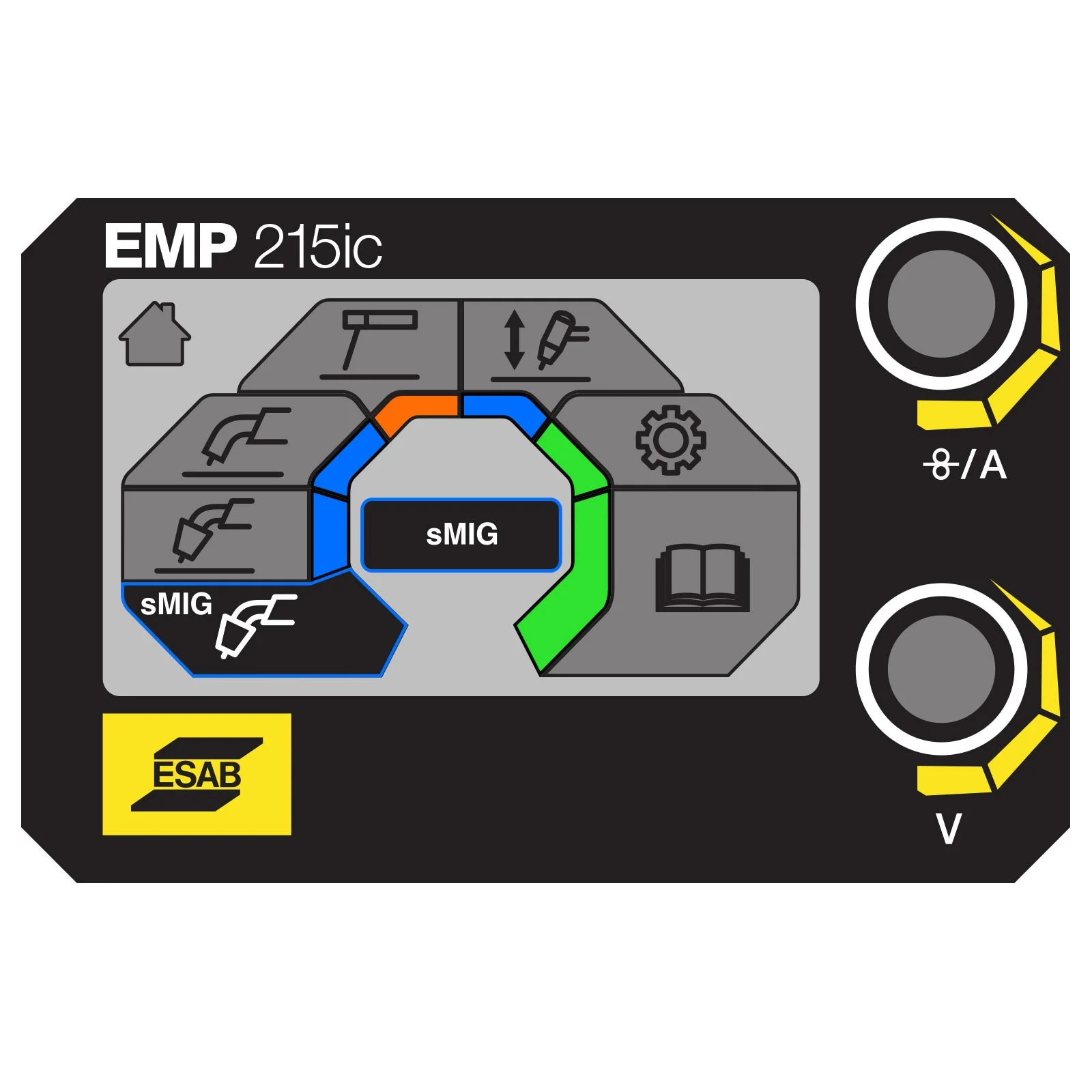 ESAB Rebel EMP 215ic MIG/Stick/TIG Welder with Foot Control (0558102240) - Image 5