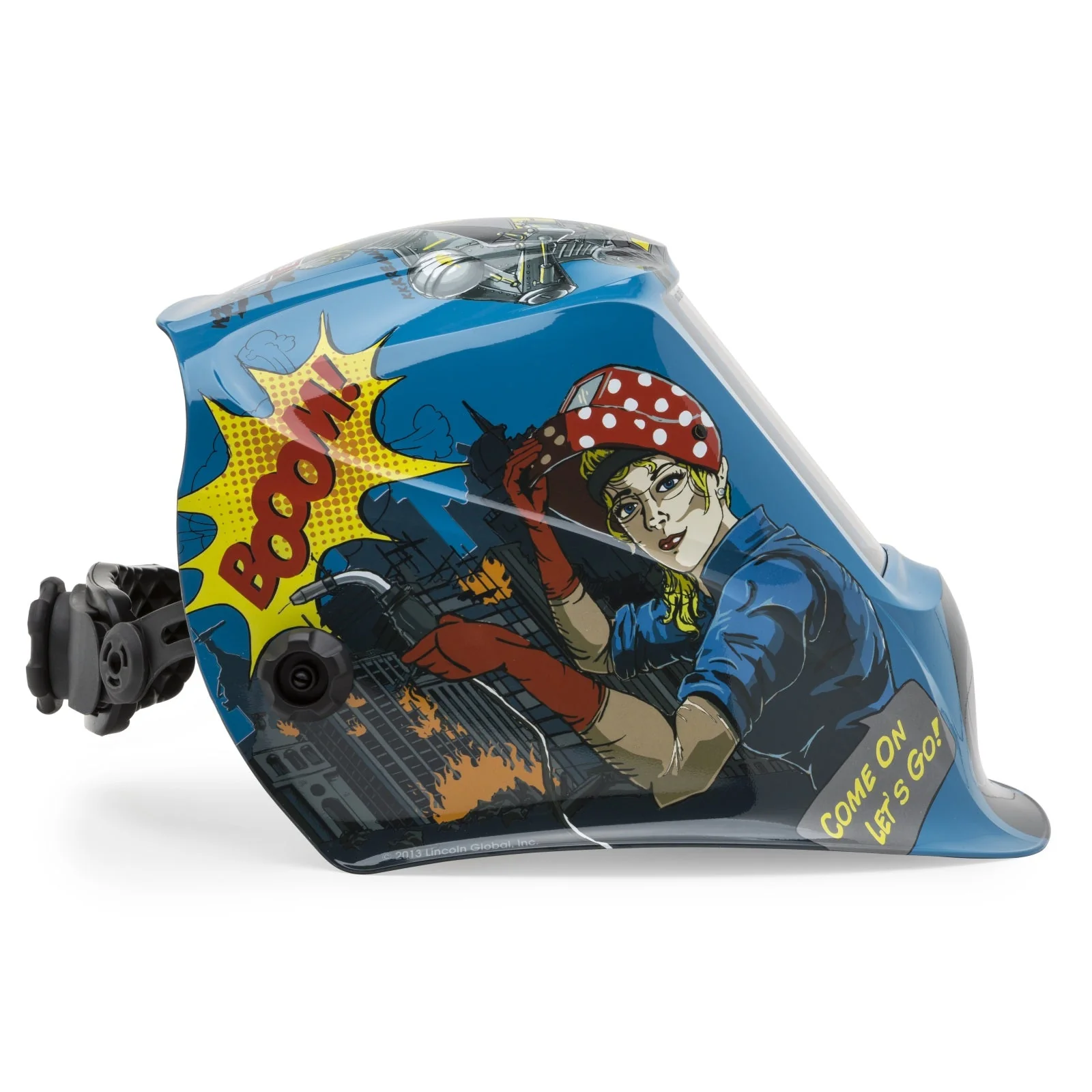 Lincoln Viking 3350 Series Jessi vs. The Robot Auto Darkening Welding Helmet (K3372-2) - Image 3