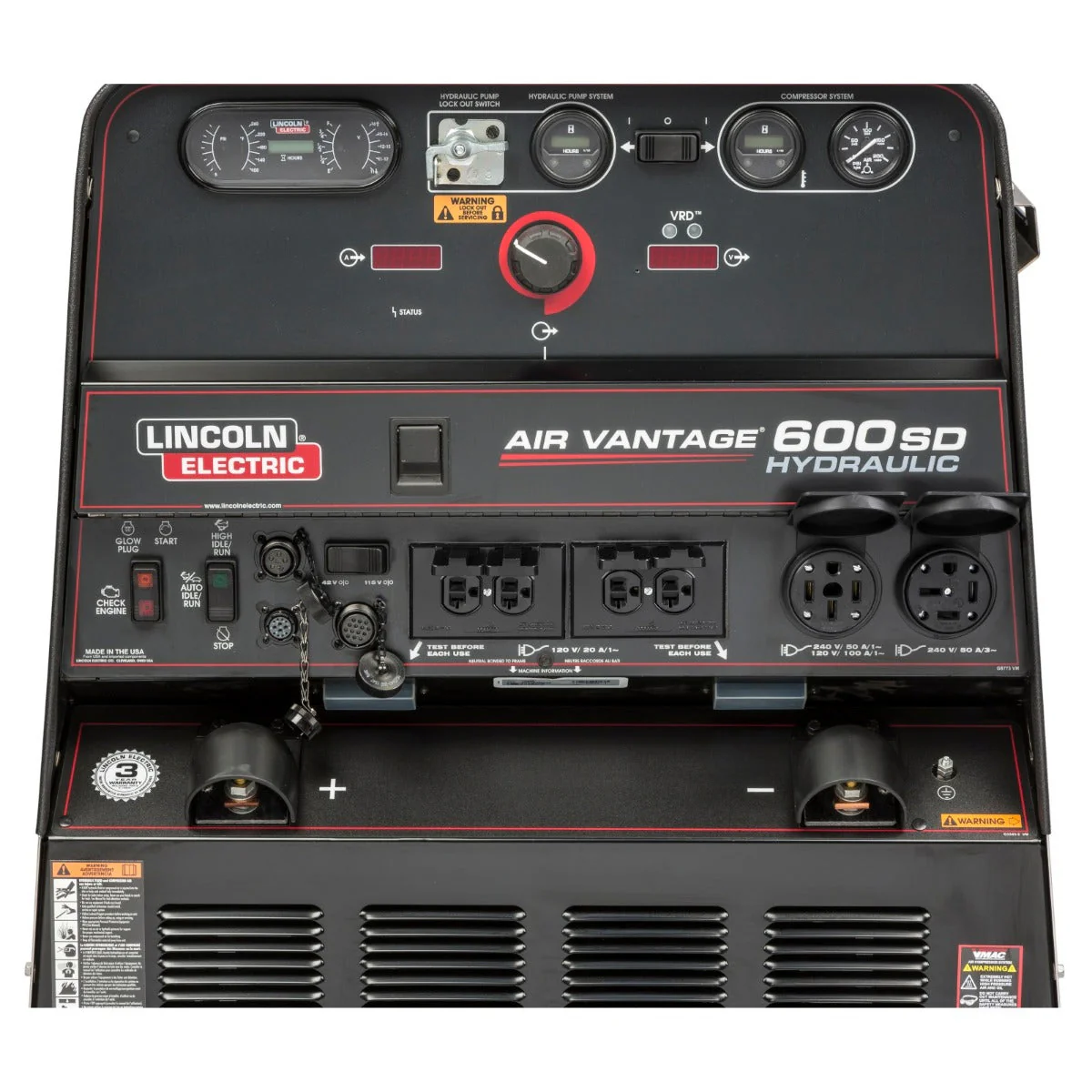 Lincoln Air Vantage 566X Hydraulic Welder/Generator (K3242-3) - Image 3