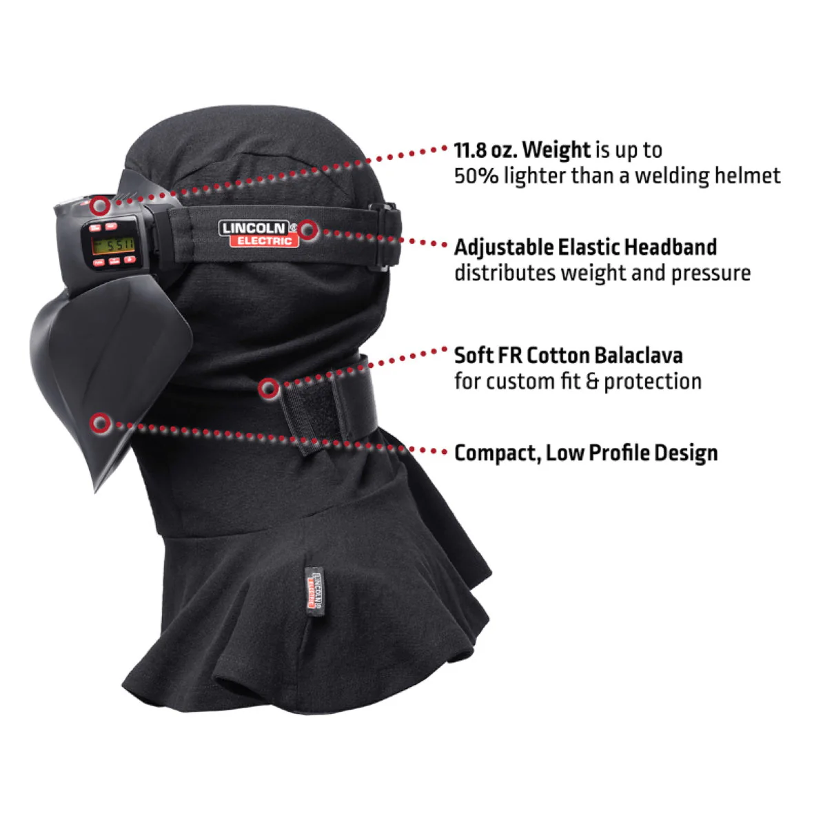 Lincoln ArcSpecs Auto Darkening Goggles/Mask (K4643-1) - Image 3