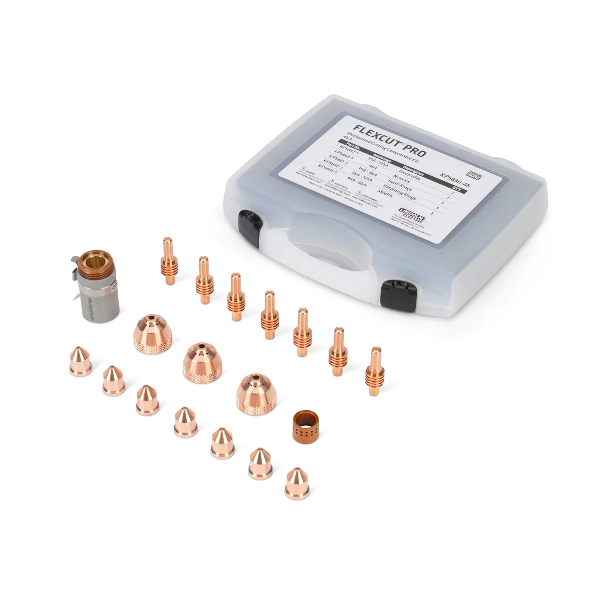 Lincoln FlexCut PRO 45A Mech Cutting Consumables Kit (KP5830-45)
