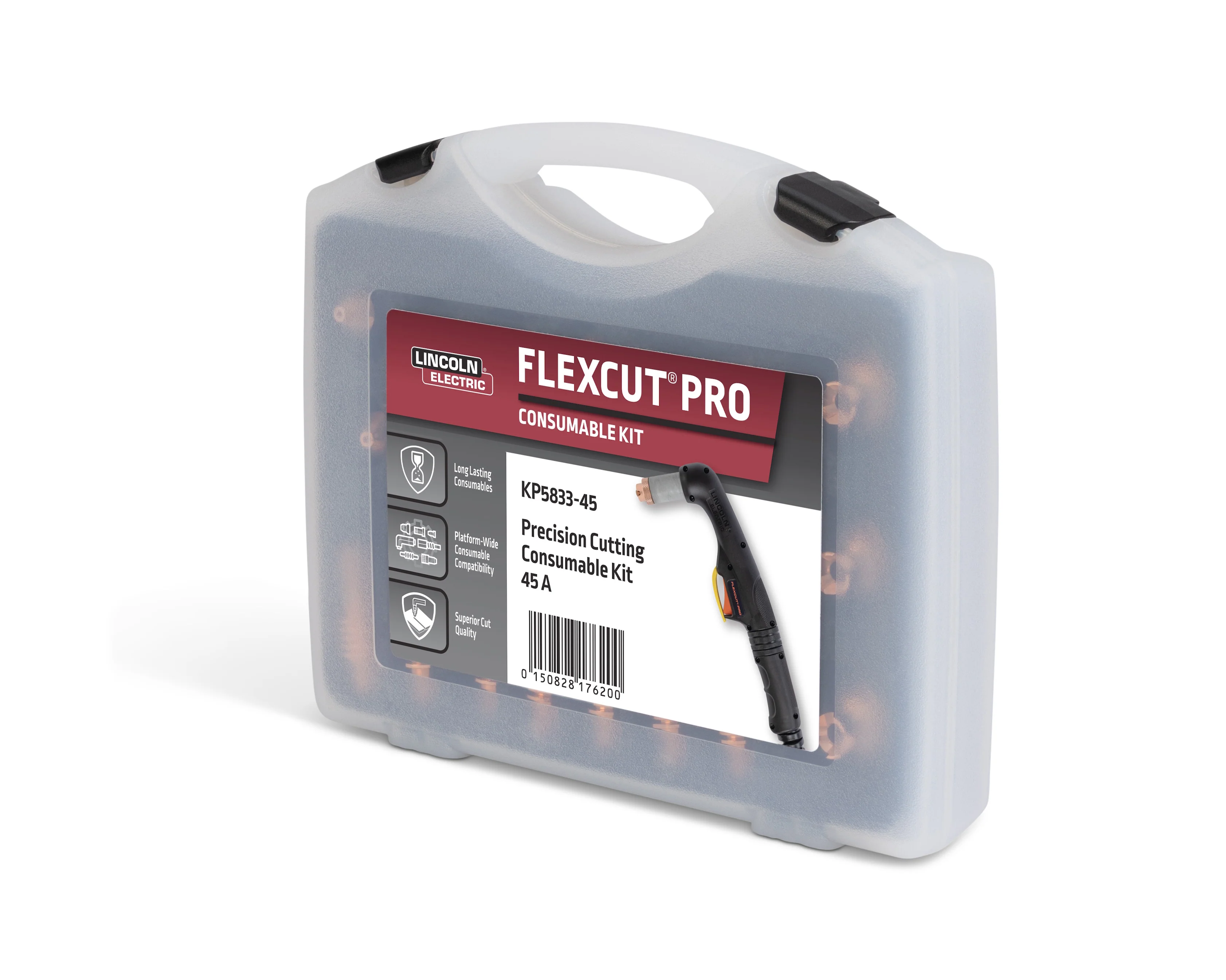Lincoln FlexCut PRO 45A Precision Cutting Consumables Kit (KP5833-45) - Image 3