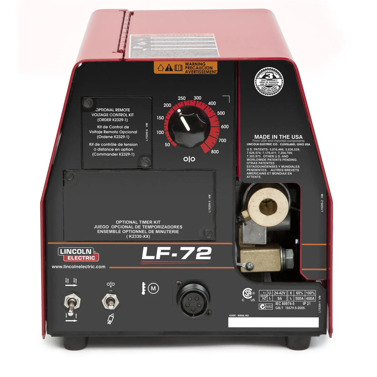 Lincoln LF-72 Wire Feeder (K2327) - Image 6