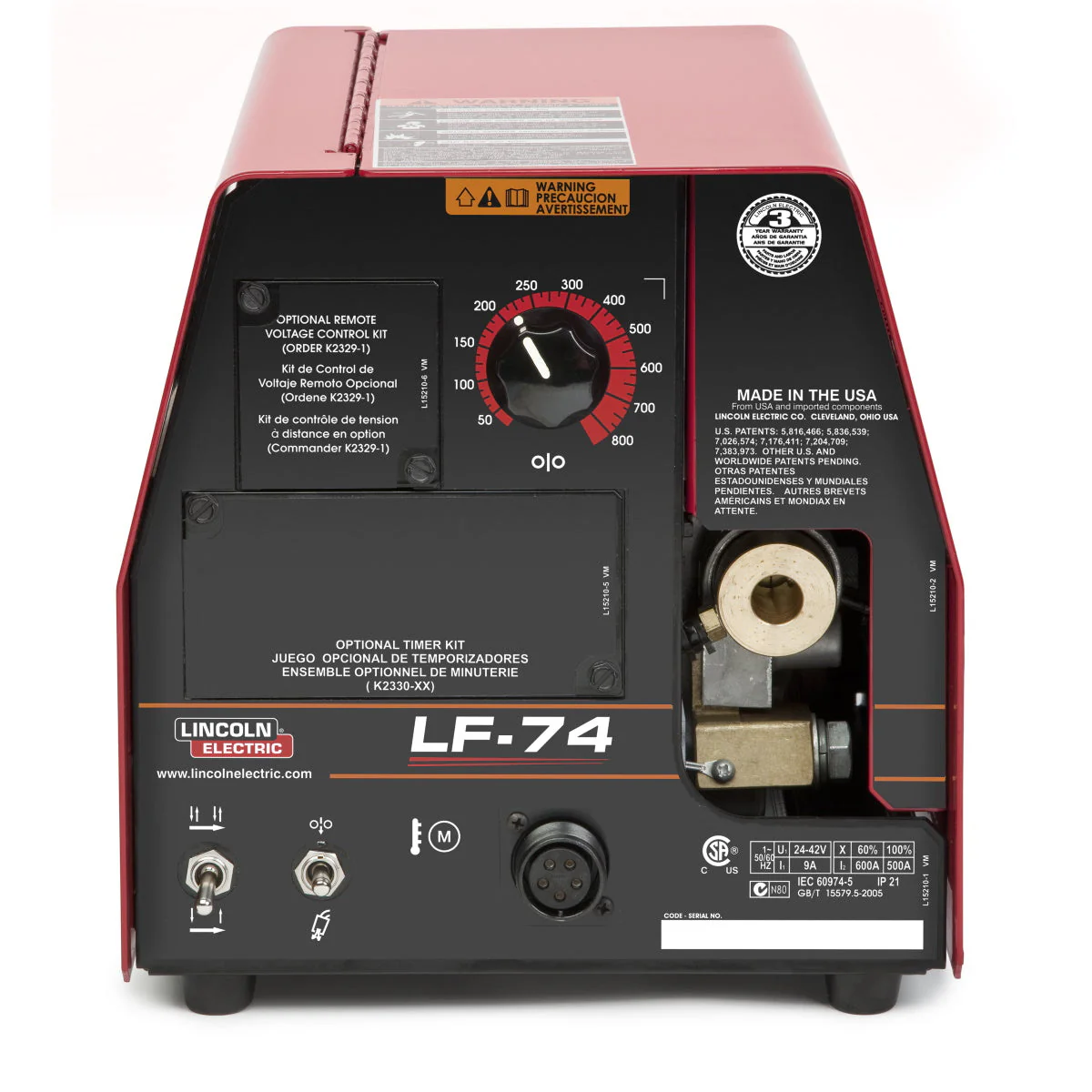 Lincoln LF-74 Wire Feeder (K2426) - Image 6