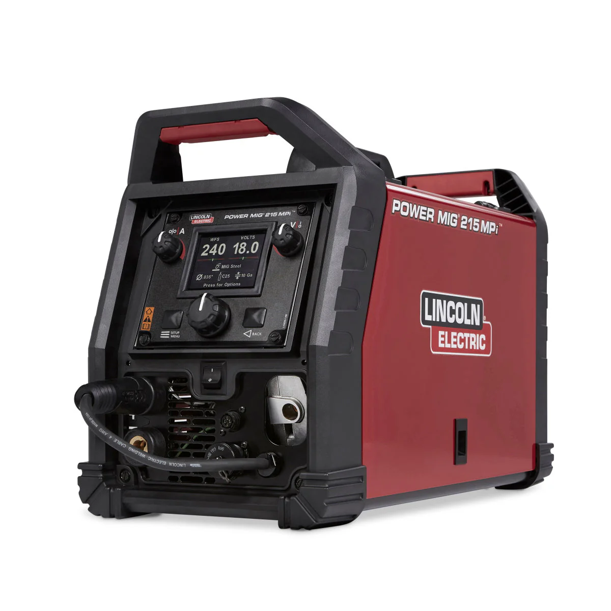 Lincoln Power MIG 215 MPi Multi Process Welder - Aluminum One Pak (K4877-1) - Image 7