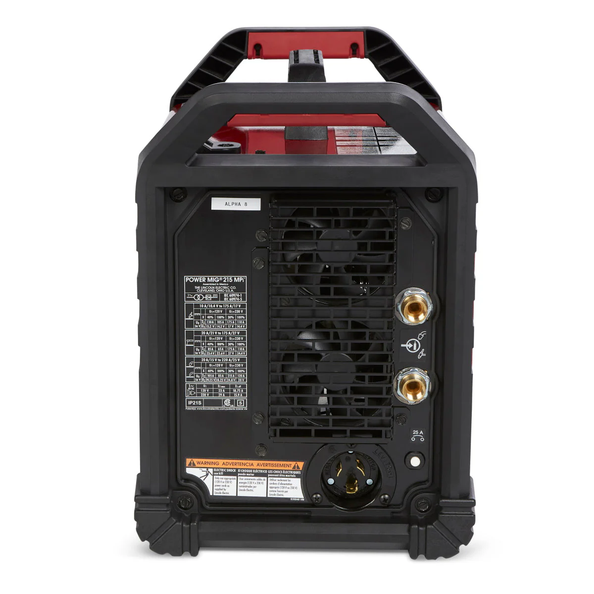 Lincoln Power MIG 215 MPi Multi Process Welder - TIG One Pak (K4878-1) - Image 8