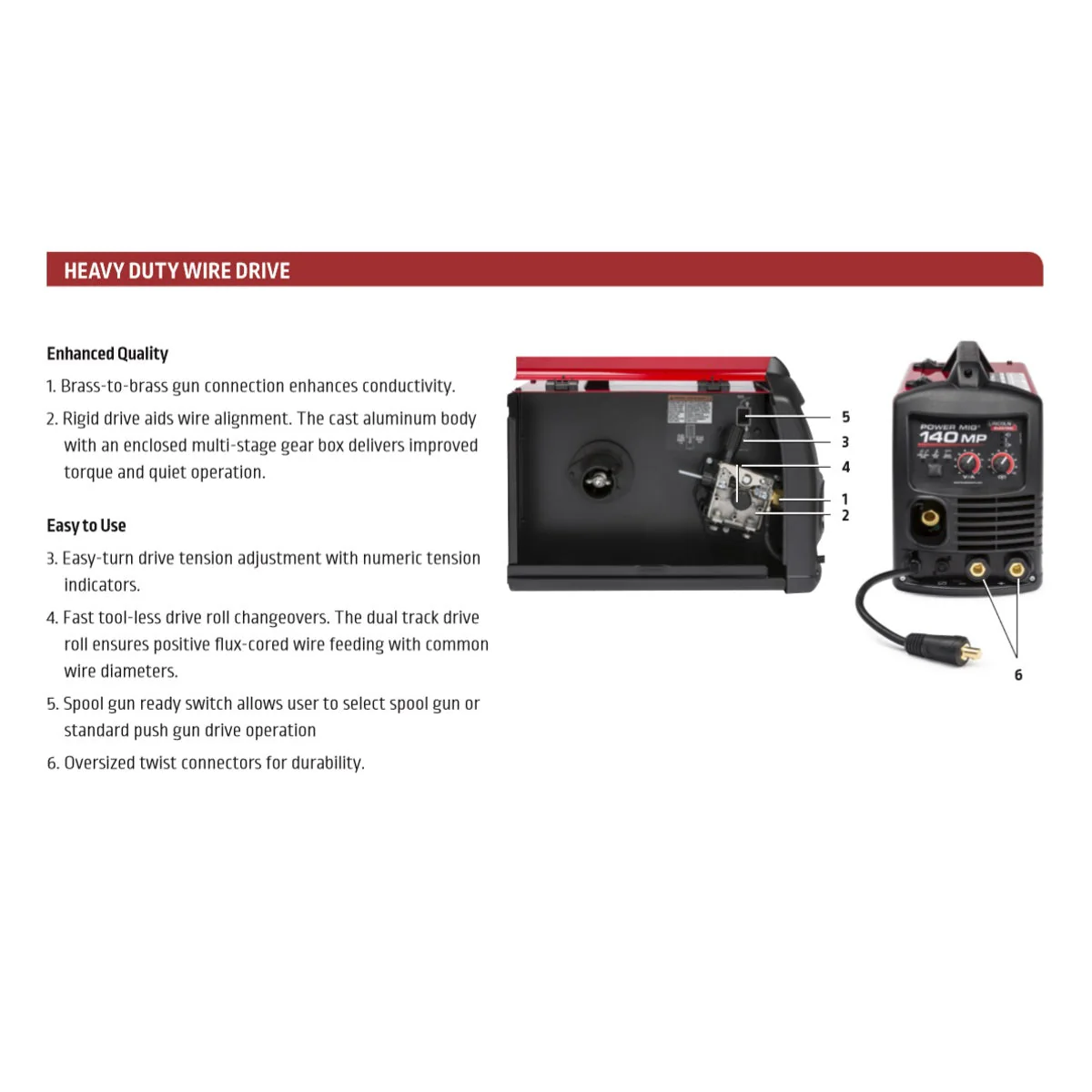 Lincoln Power Mig 140 MP Multi Process Welder (K4498-1) - Image 3