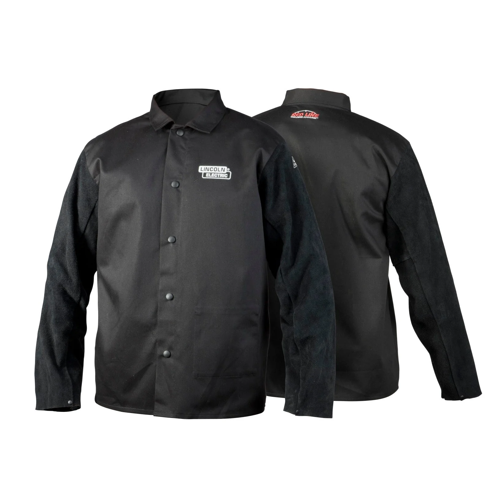Lincoln Shadow Split Leather Sleeved Welding Jacket (K2986) - Image 7