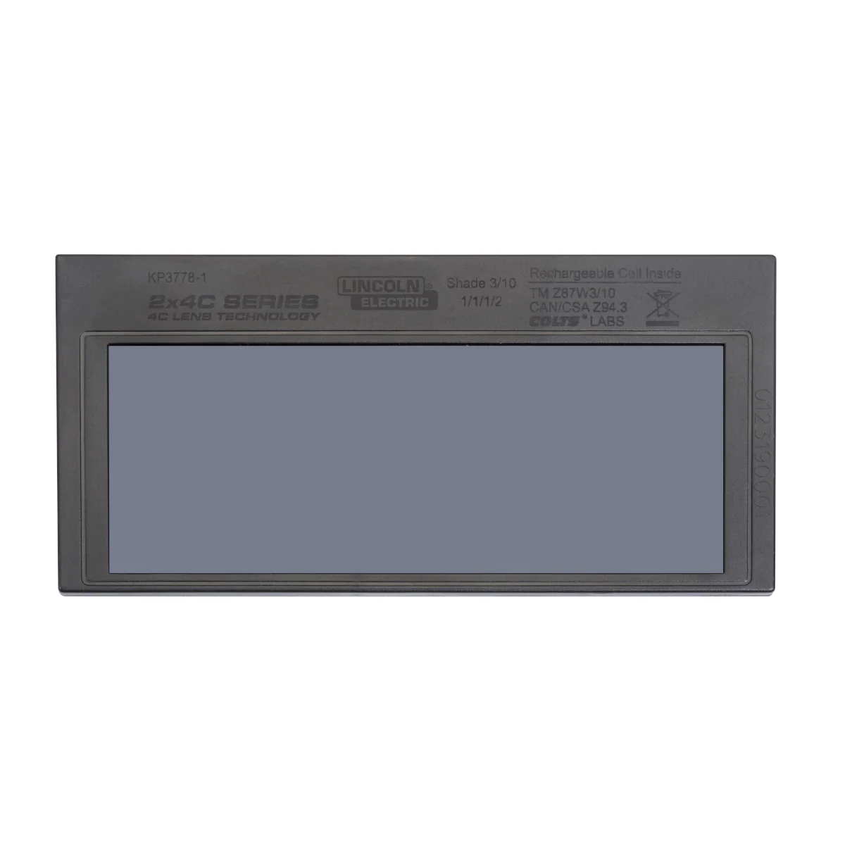 Lincoln Viking 2x4C Series - Auto Darkening Lens - Fixed Shade 10 (KP3778-1) - Image 2