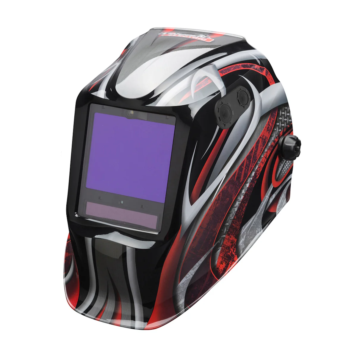 Lincoln Viking 3350 ADV Series Twisted Metal Welding Helmet (K3248-5) - Image 2