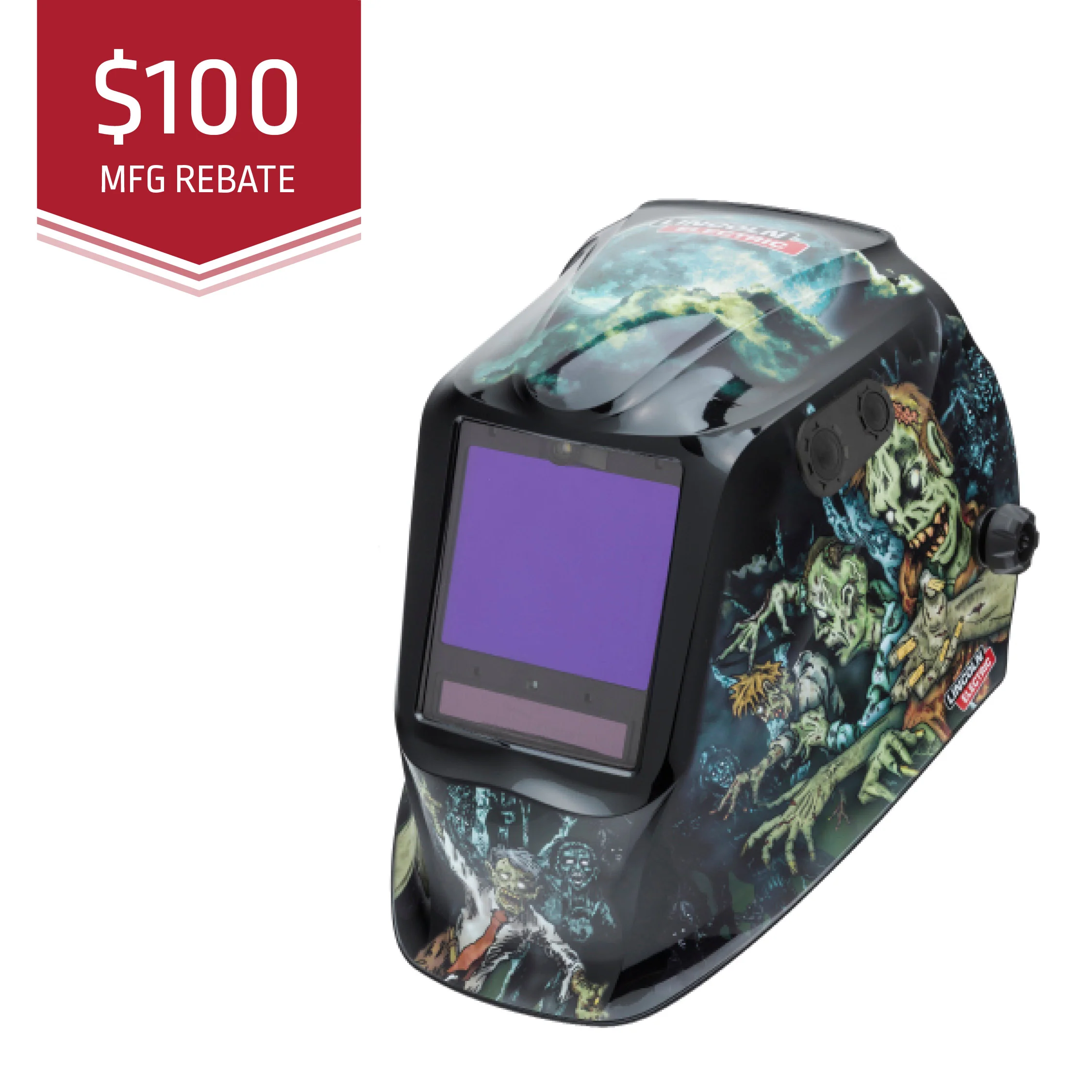 Lincoln Viking 3350 ADV Series Zombie Welding Helmet (K4158-5)