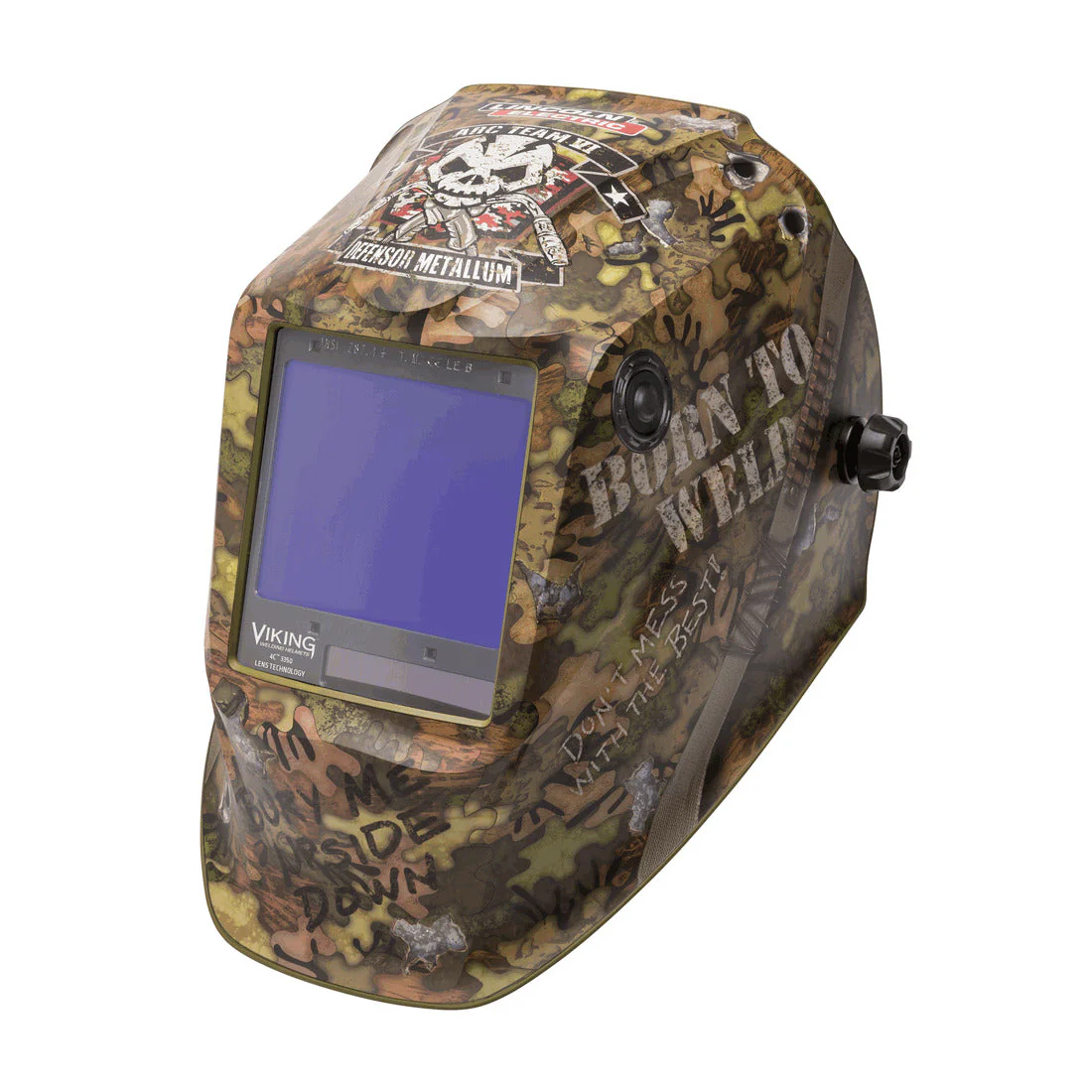 Lincoln Viking 3350 Born To Weld Welding Helmet (K3616-4) - Image 2