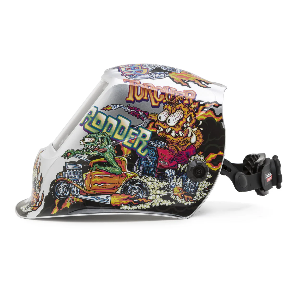 Lincoln Viking 3350 Series Hot Rodders Auto Darkening Welding Helmet (K4440-4) - Image 6