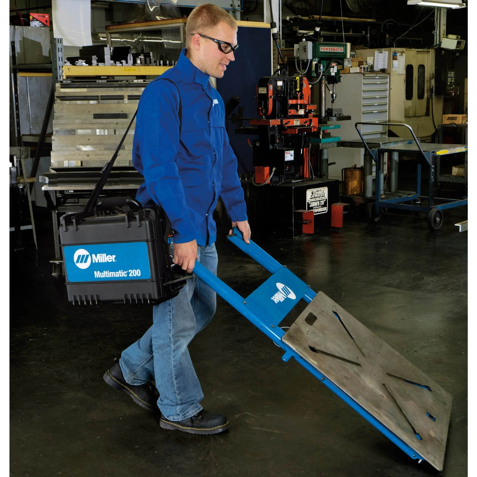 Miller 30FX Folding ArcStation Work Bench with 2 X-Clamps (300837) - Image 3