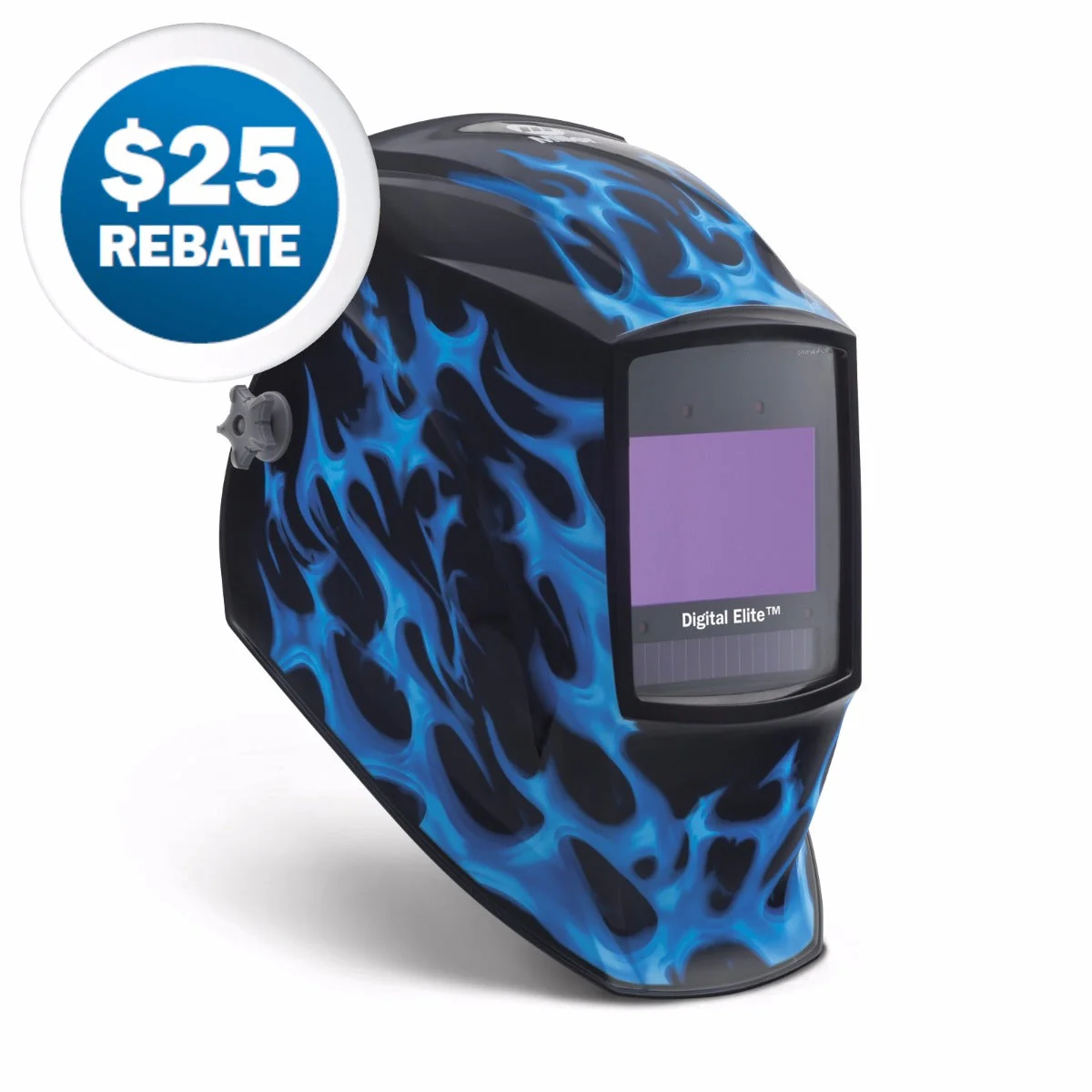 Miller Blue Flame Digital Elite Auto Darkening Welding Helmet (269273) - Image 2