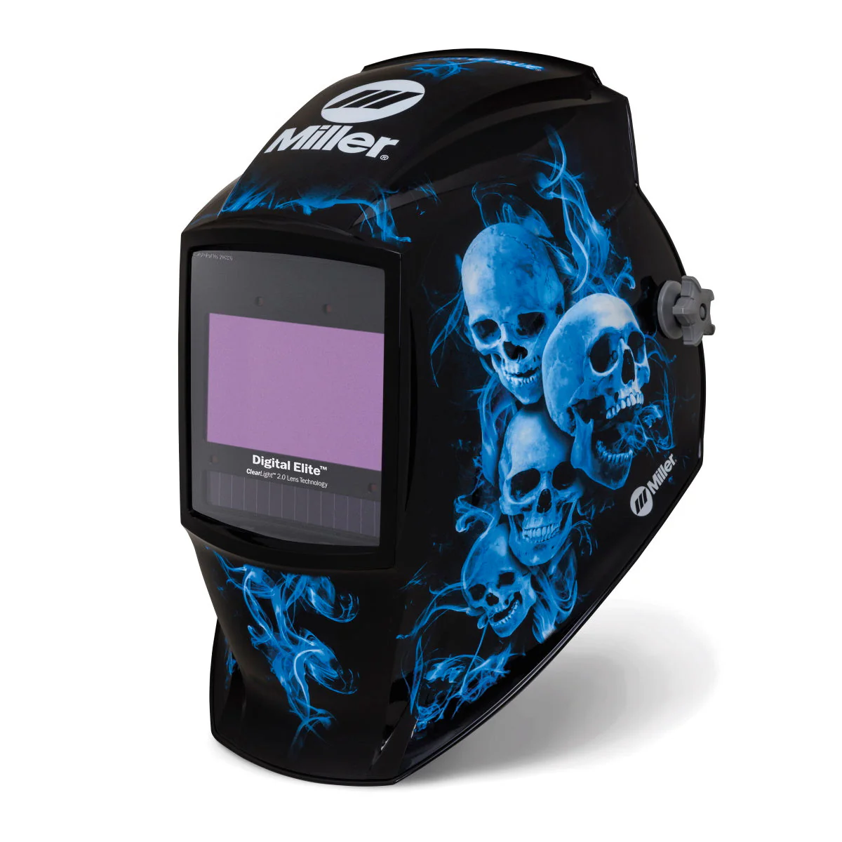 Miller Blue Rage II Digital Elite Auto Darkening Welding Helmet with ClearLight 2.0 Lens (281010) - Image 4