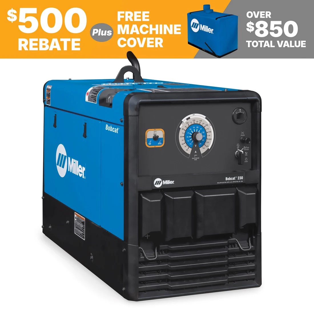 Miller Bobcat 230 Vanguard Welder/Generator (907847)