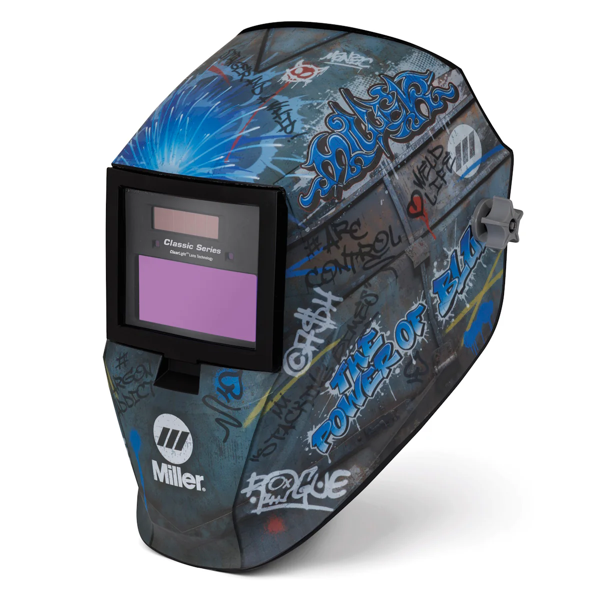 Miller Classic Series Street Sparks Welding Helmet with ClearLight Lens (299618) - Image 2