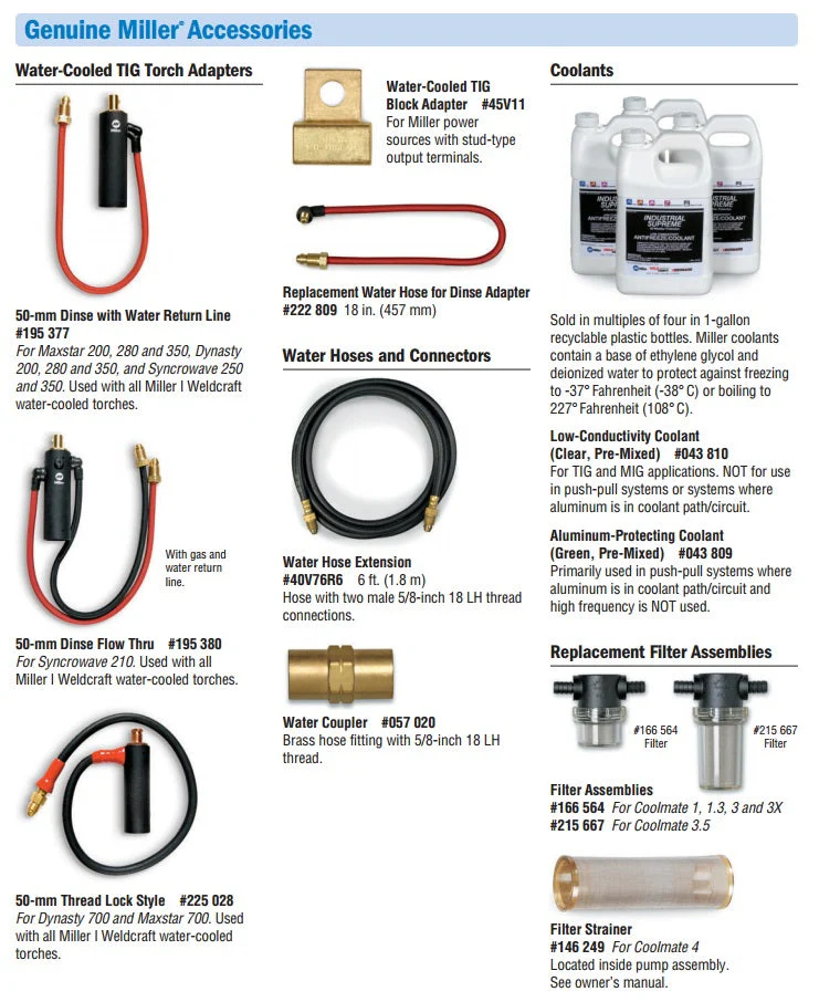 Miller Coolmate 1.3 115V TIG Cooler w/Quick Disconnect (301617) - Image 2