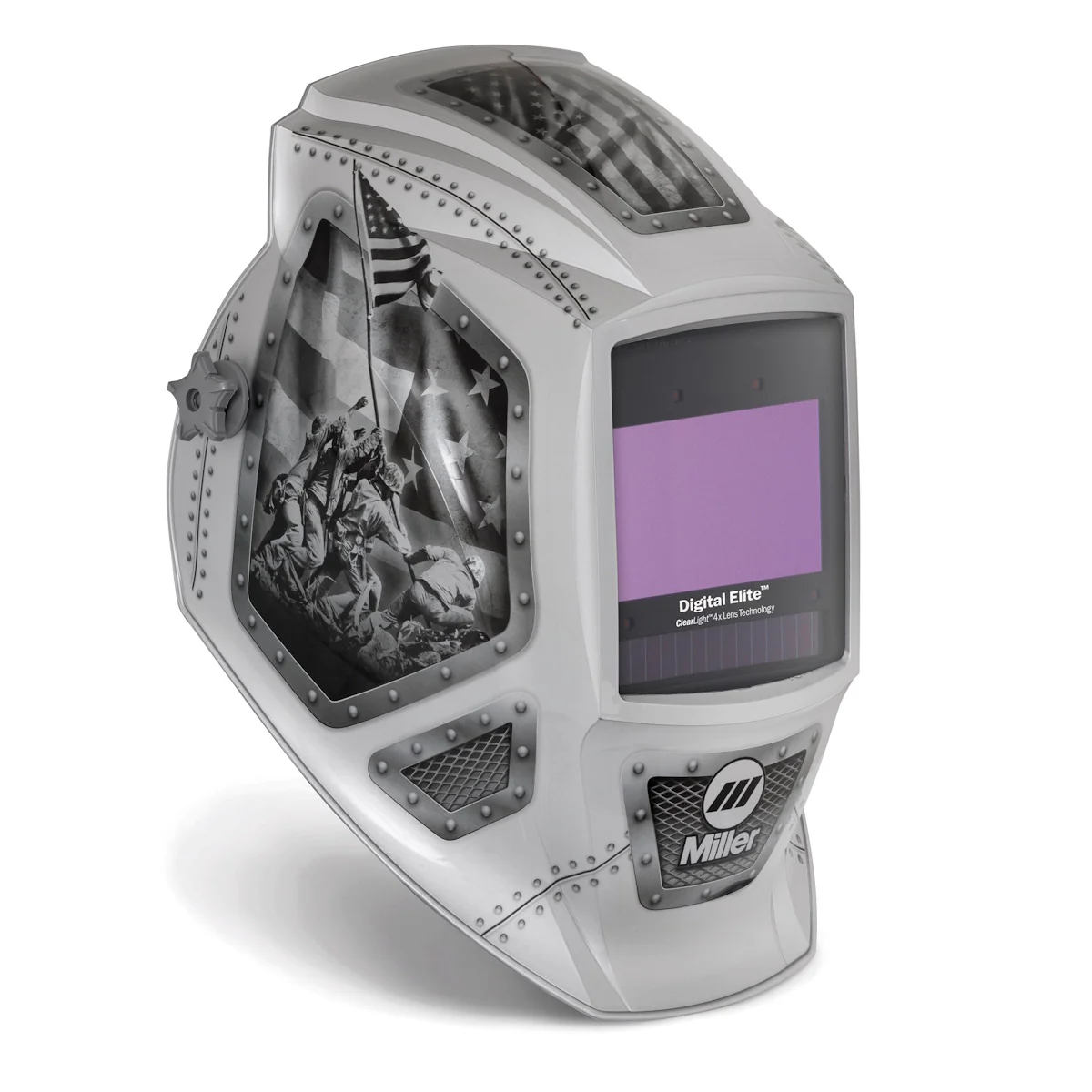 Miller Digital Elite Forged in Freedom Welding Helmet w/ClearLight 4X Lens (299617) - Image 2