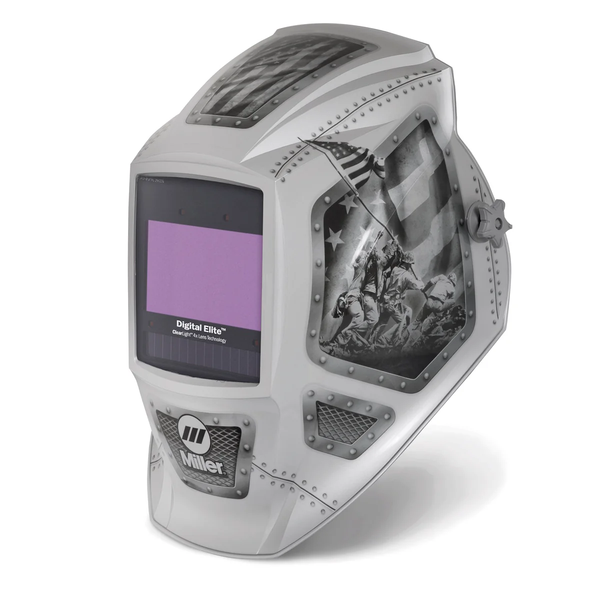 Miller Digital Elite Forged in Freedom Welding Helmet w/ClearLight 4X Lens (299617) - Image 3