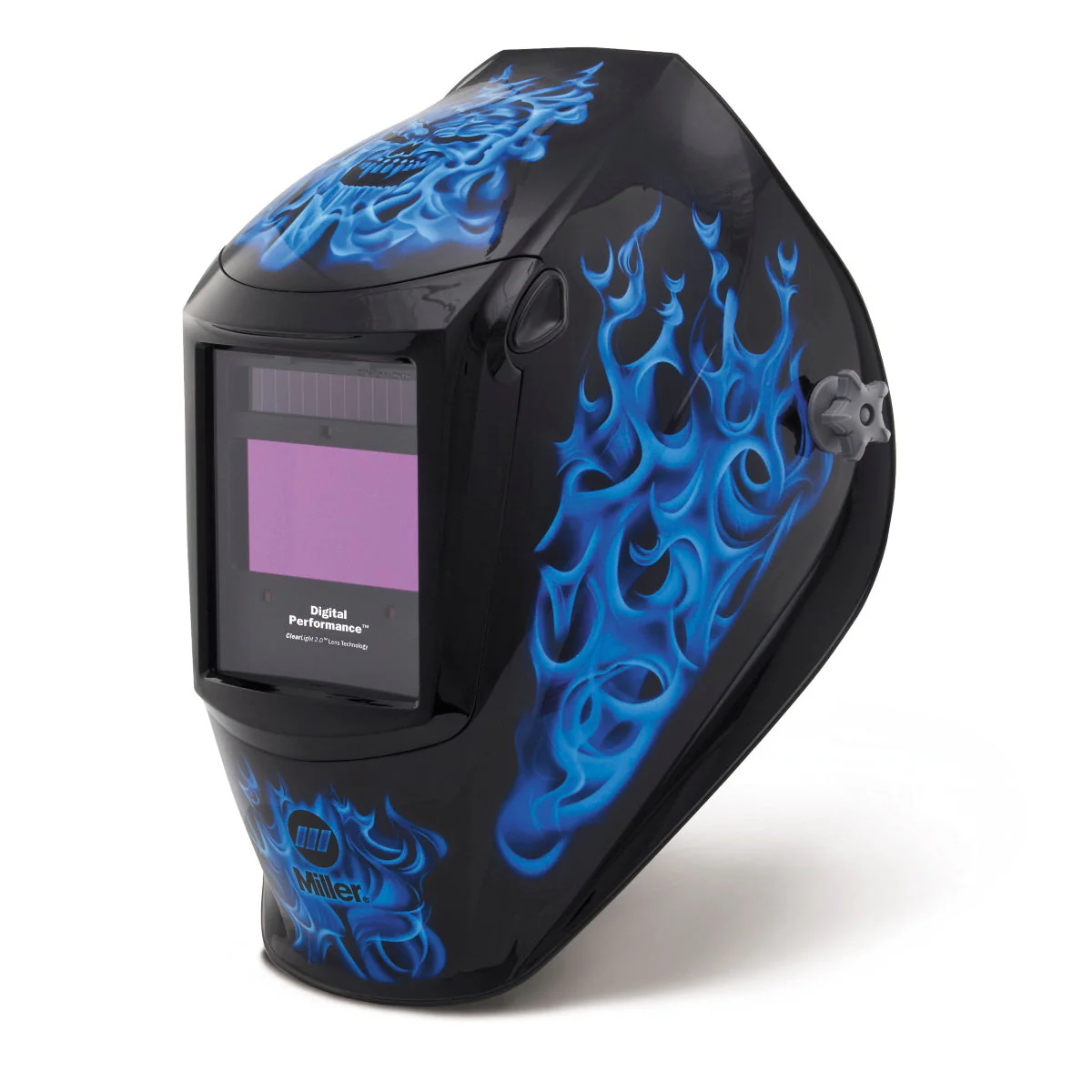 Miller Digital Performance Blue Rage Auto Darkening Welding Helmet w/ClearLight 2.0 Lens (289802) - Image 2