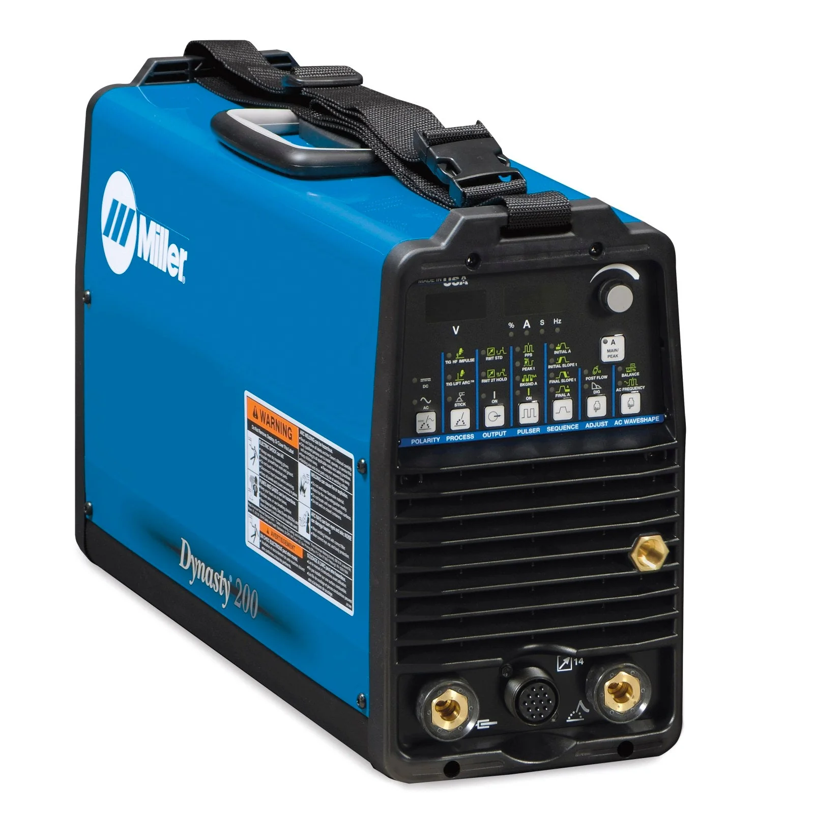 Miller Dynasty 200 DX TIG Welder and Air-Cooled Contractor Kit with Fingertip Control (951175) - Image 2