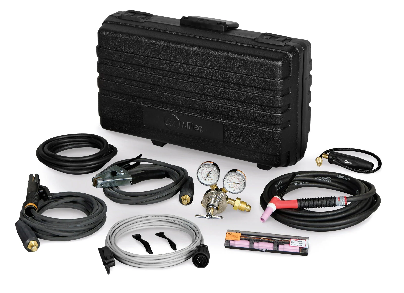 Miller Dynasty 200 DX TIG Welder and Air-Cooled Contractor Kit with Fingertip Control (951175) - Image 3