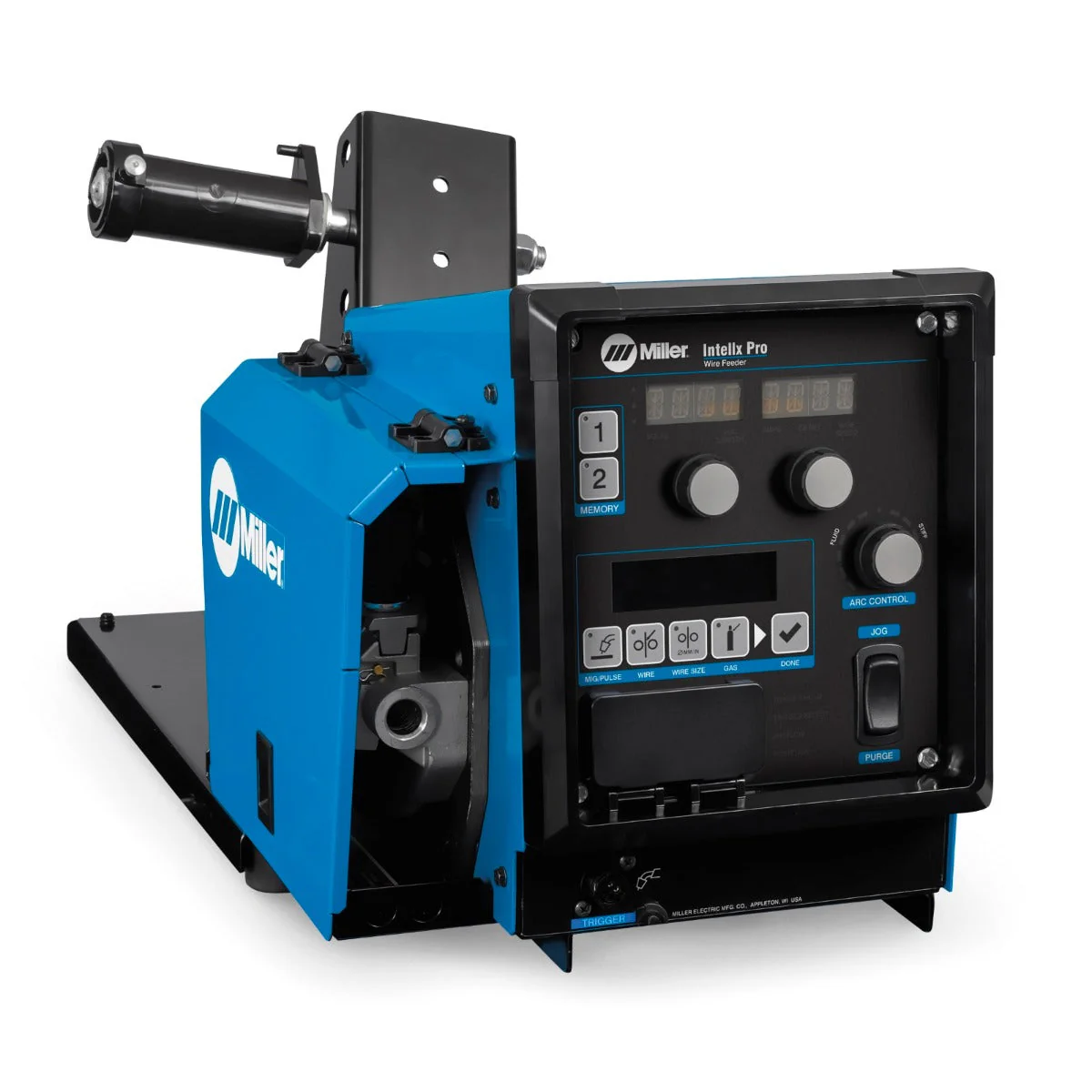 Miller Intellx Pro Wire Feeder w/15 Ft Bernard MIG Gun (951784001) - Image 3