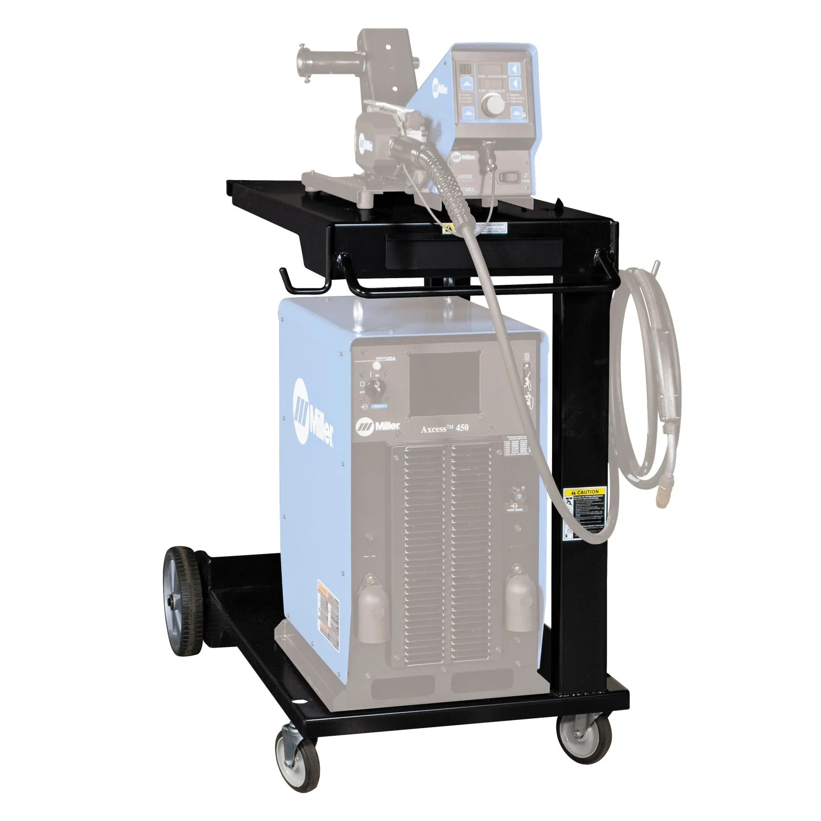 Miller Invision 352 MPa MIG Welder with D-74 Feeder, Accessory Package, and Cart (951501) - Image 2