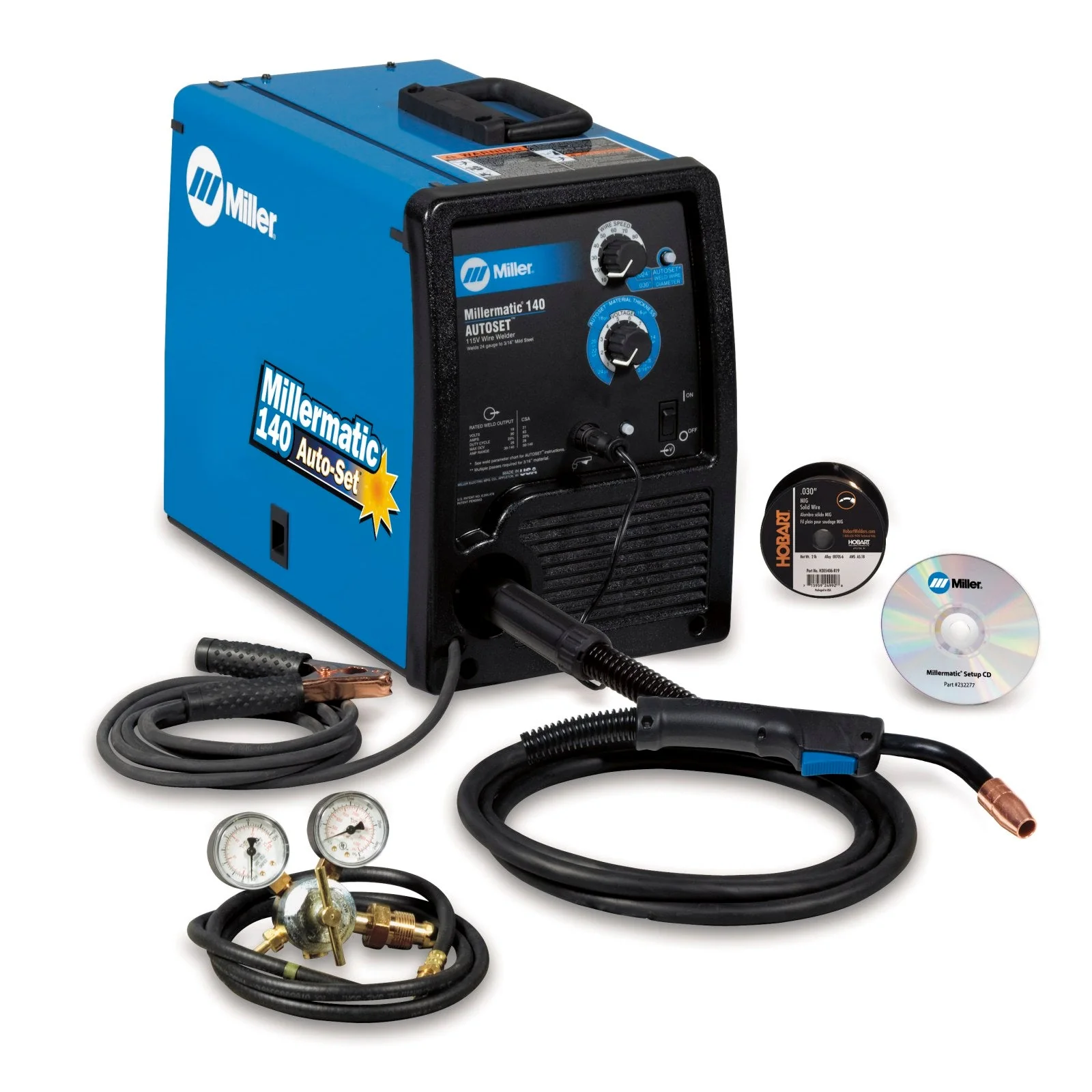 Miller Millermatic 140 MIG Pkg with Auto-Set and Spoolmate 100 (907335) - Image 2