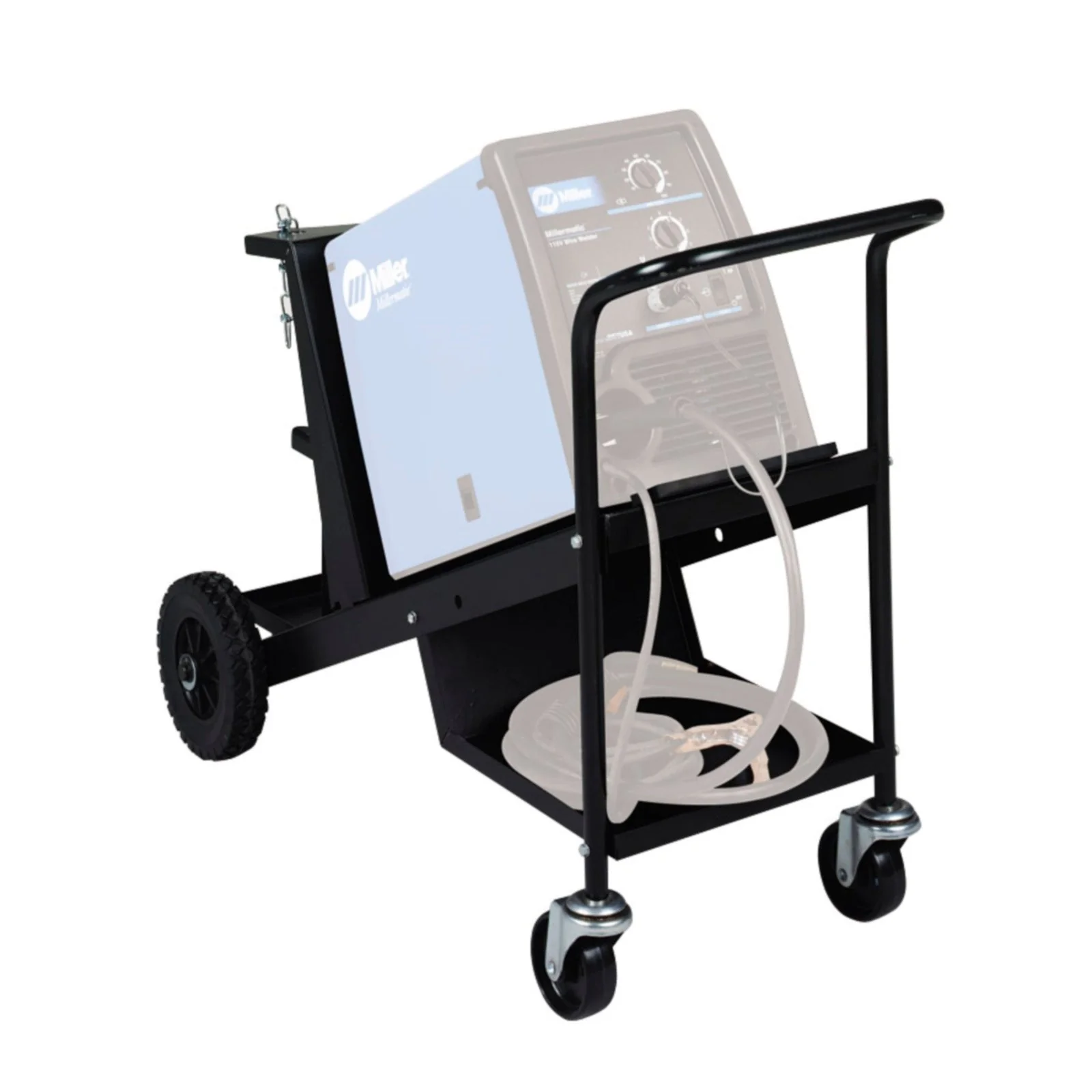 Miller Millermatic 211 with Cart, Spool Gun and Cover (951651, 195149, 300371) - Image 3