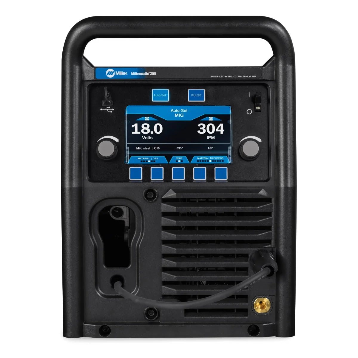 Miller Millermatic 255 Pulsed MIG Welder Auto Pkg (208/240V) (951821) - Image 2