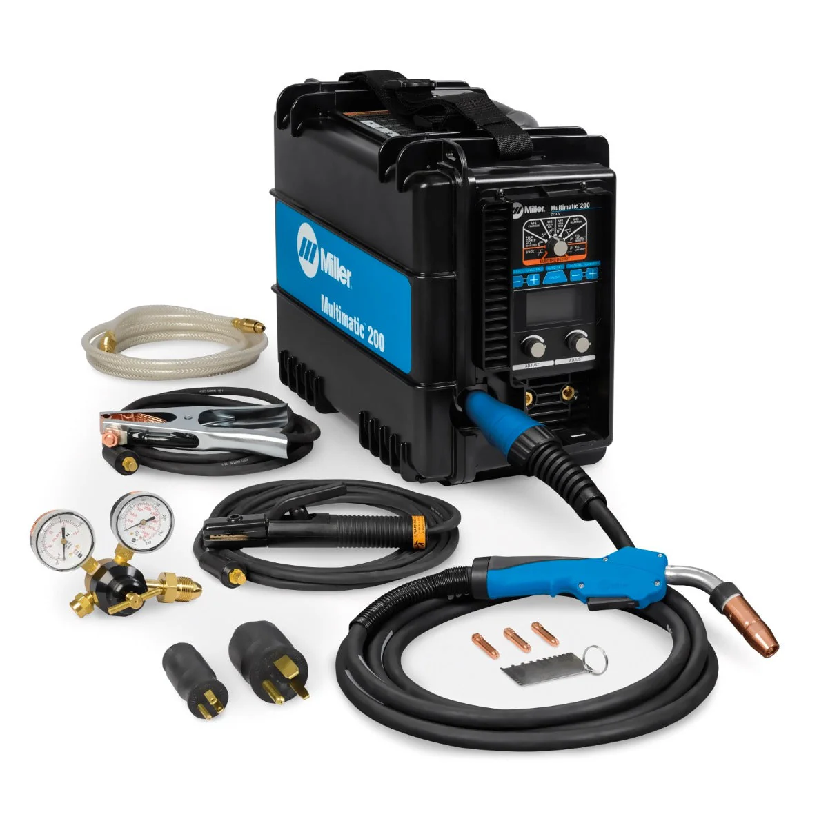 Miller Multimatic 200 MIG, TIG, Stick Welder Complete Pkg. with Spool Gun (951649, 300371) - Image 4