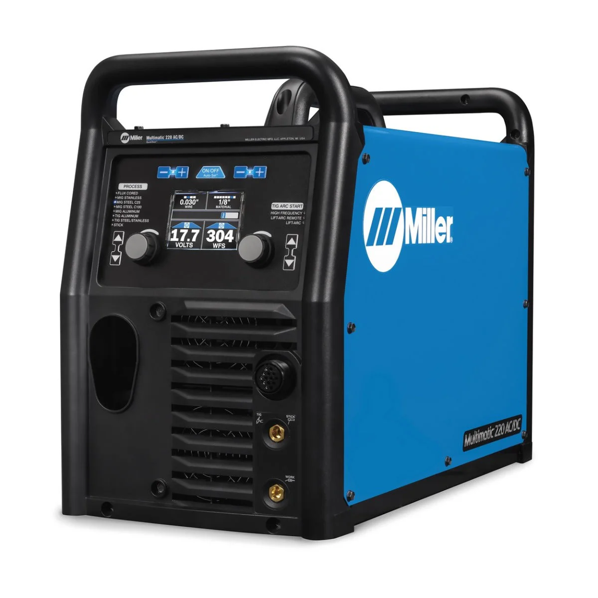 Miller Multimatic 220 AC/DC Welder w/Dual Cart and Wireless Foot Control (951000104) - Image 7