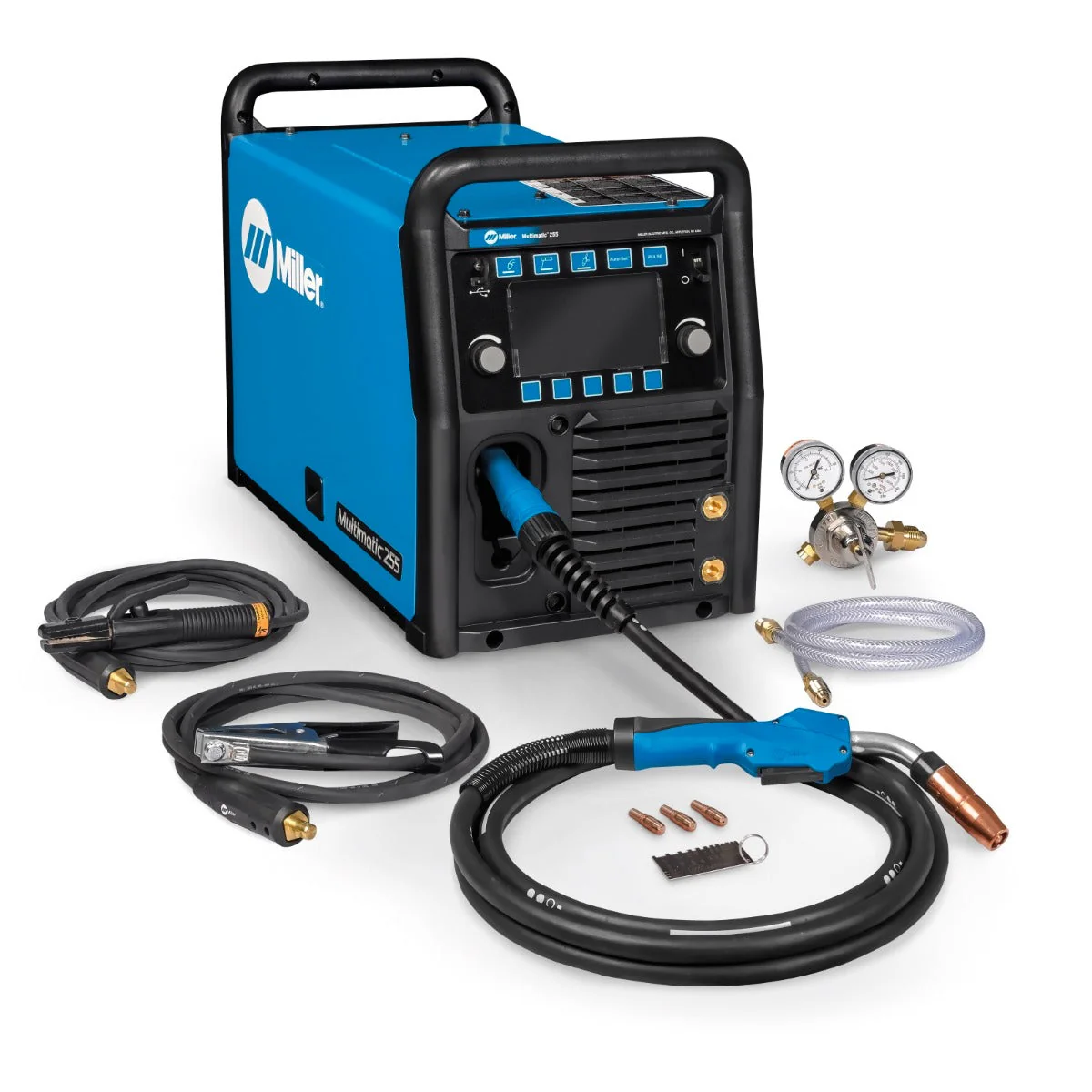 Miller Multimatic 255 Pulsed Multiprocess Welder w/Running Gear (208-575V) (951767) - Image 3
