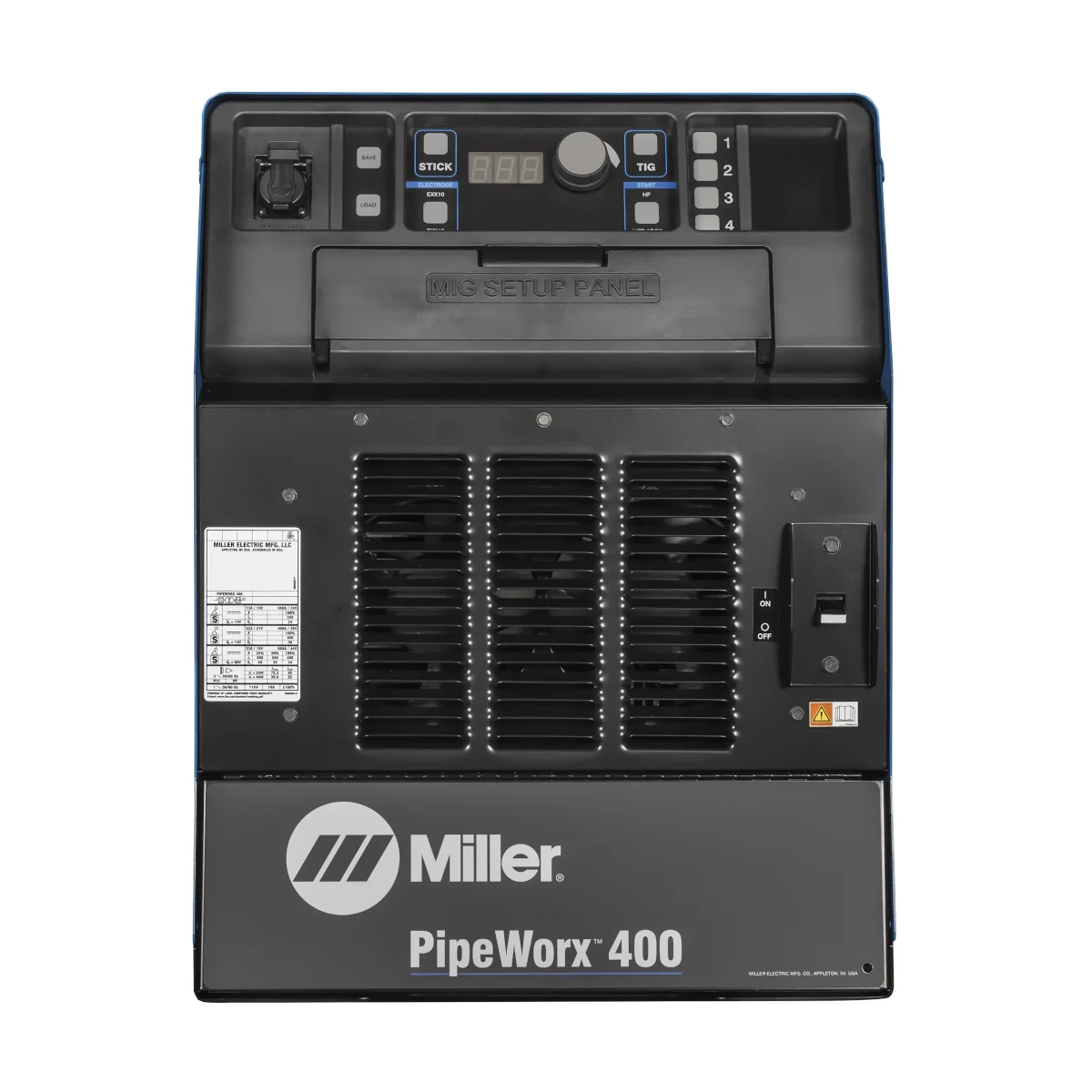 Miller PipeWorx 400 Power Source (230/460V) (907382) - Image 2