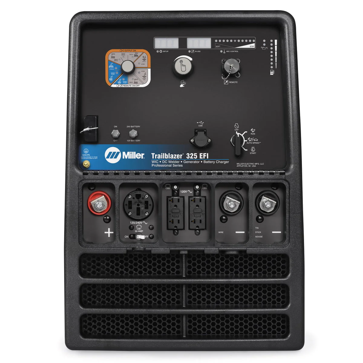Miller Trailblazer 325 EFI Welder/Generator w/Excel Power, Battery Charge, WIC (907798005) - Image 3
