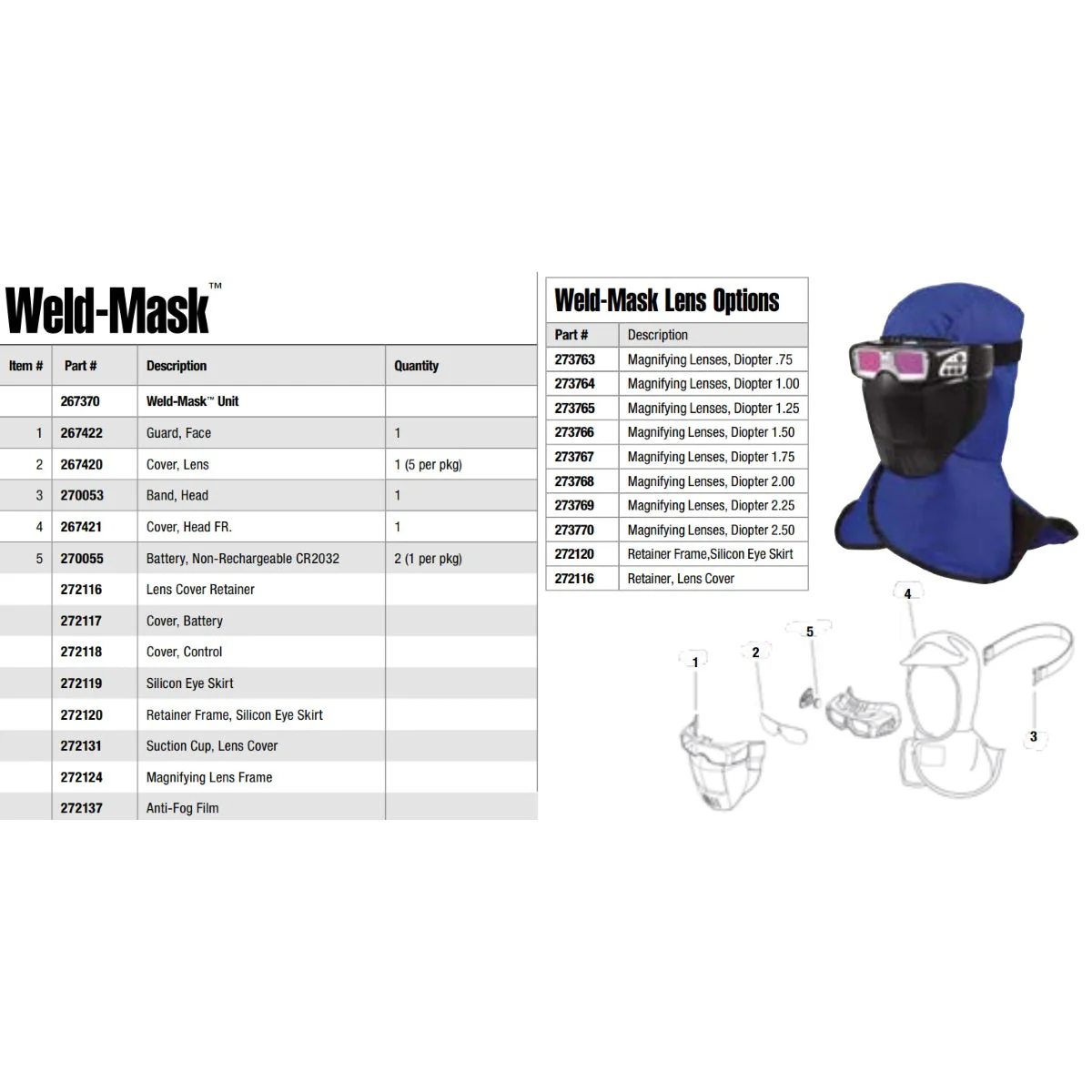 Miller Weld-Mask Auto Darkening Goggles (267370) - Image 2