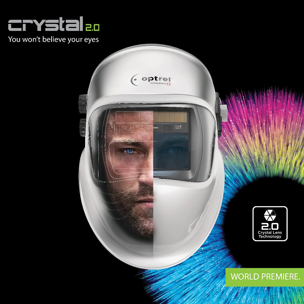 Optrel Crystal 2.0 Welding Helmet for E3000 PAPR (4442.900) - Image 4