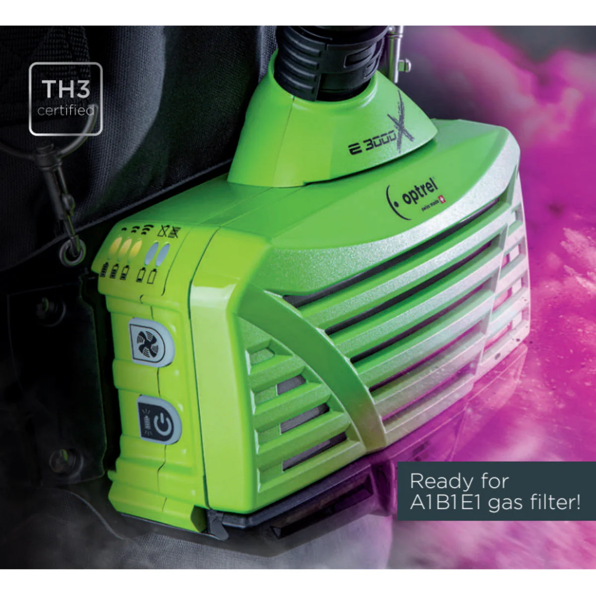 Optrel e3000X PAPR with e684 Helmet (4550.465) - Image 2