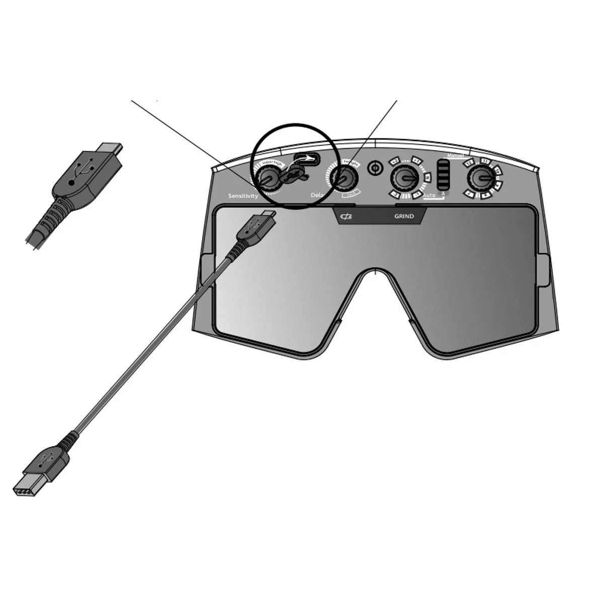 Optrel Panoramaxx Micro USB Charging Cable (5010.001) - Image 2