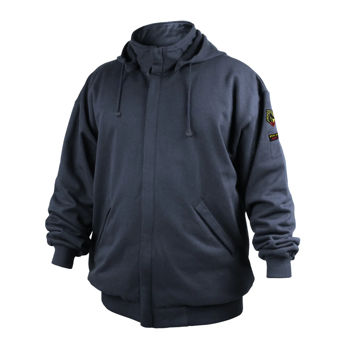 Revco Black Stallion 12oz Navy Full-Zip FR Hooded Sweatshirt (JF3530-NV)