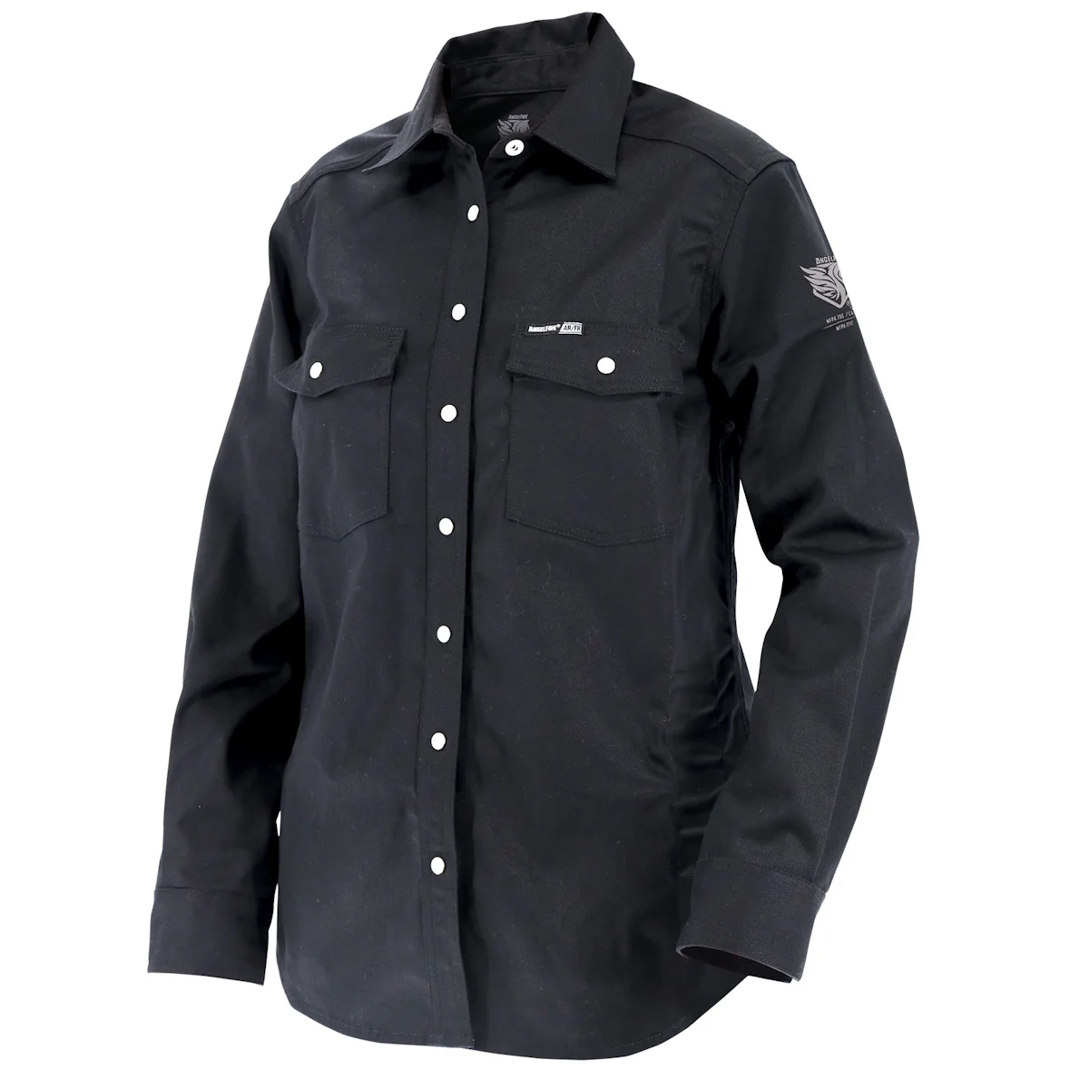 Revco Black Stallion AngelFire Women's 7oz Black AR/FR Cotton Work Shirt (WF3515-BK)