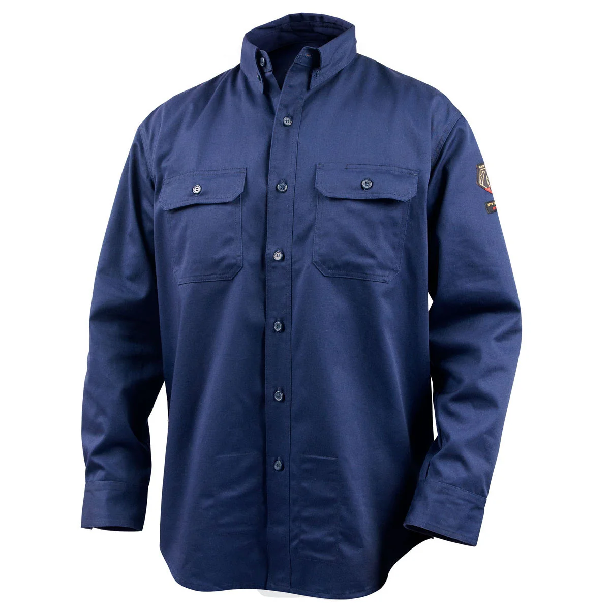 Revco Black Stallion AR/FR Navy Cotton Work Shirt (WF2110-NV) - Image 11